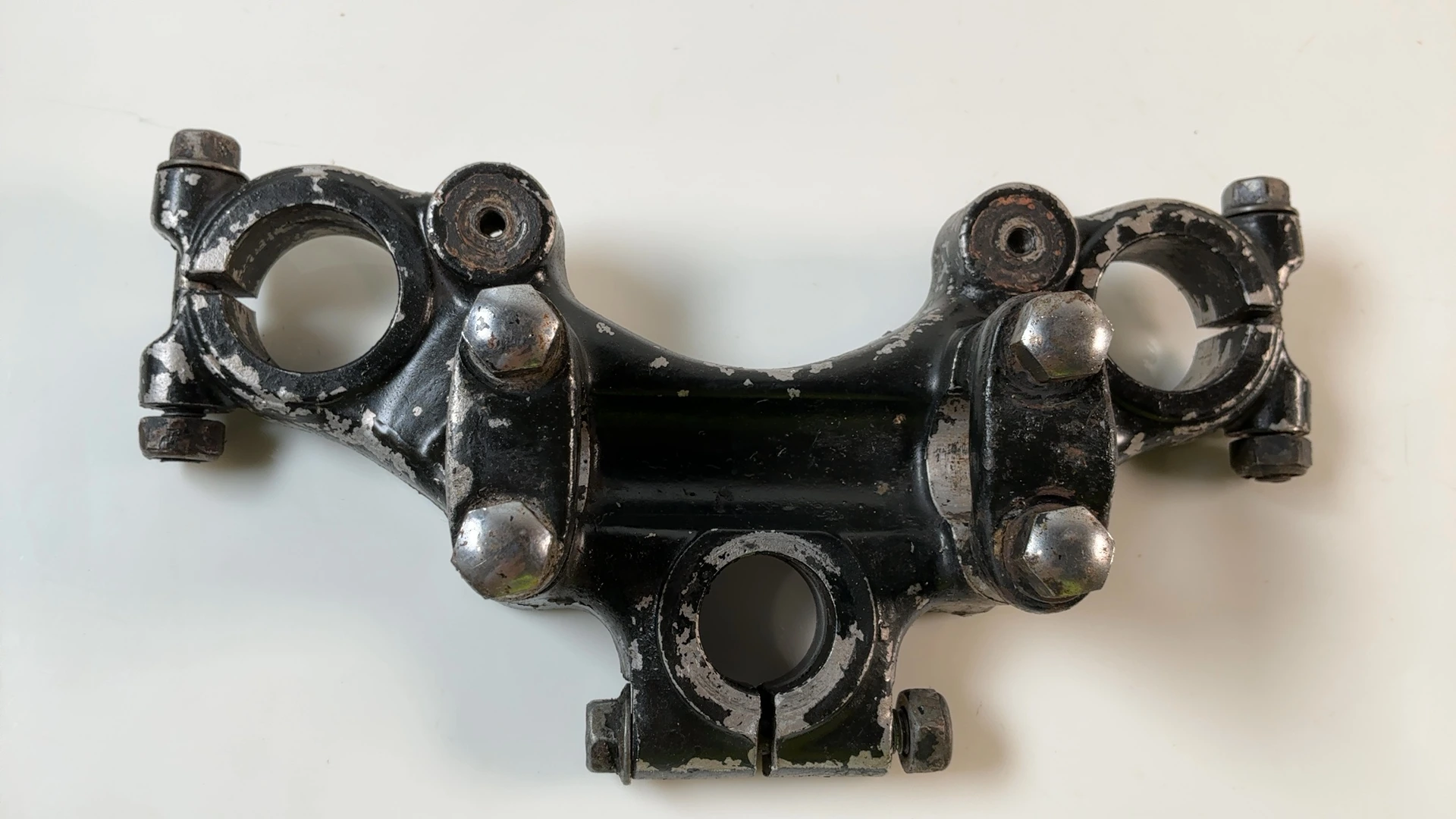 Yamaha DT125 DT 125 125cc Upper Fork Bridge Yoke 1974-1976 OEM 443-23435-00-33 - Image 7