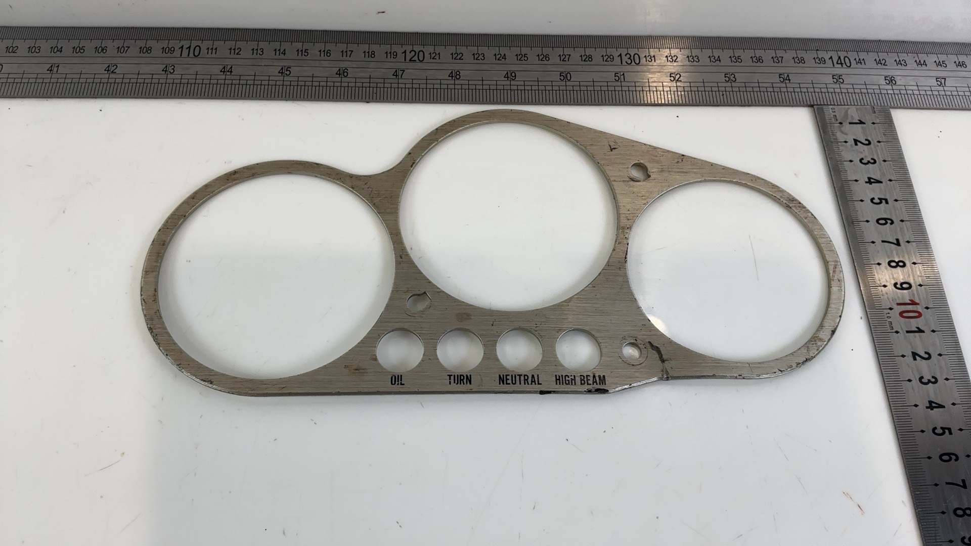Kawasaki Ninja ZX-9R ZX900B 899cc Gauge Cover Plate 1994-1997 OEM 13270-1156 - Image 5