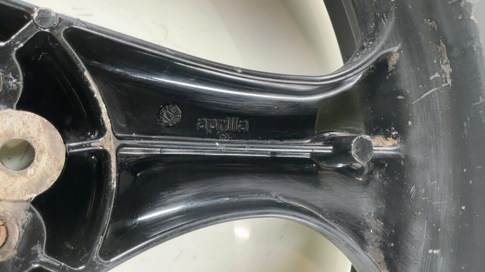 Aprilia RS 50 RS50 50cc Rear Wheel Rim 1993 1994 OEM AP8208337 - Image 9