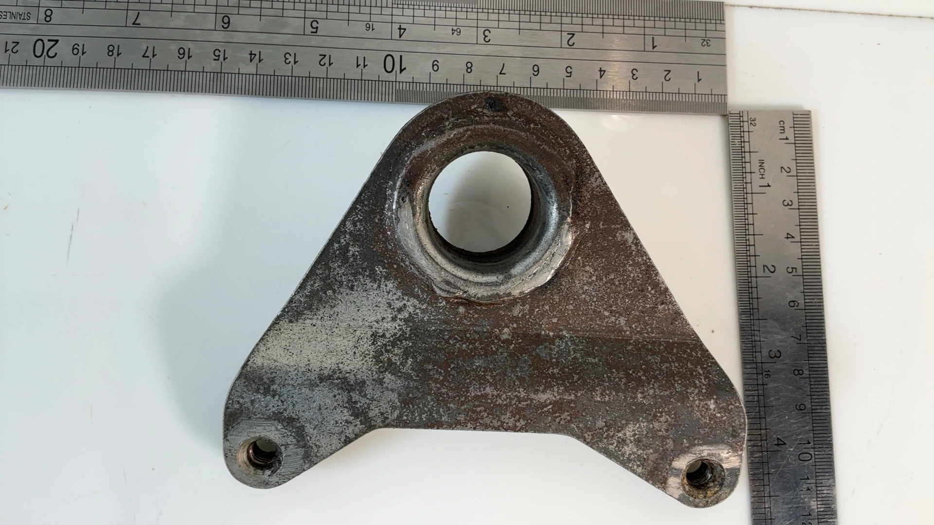 MZ TS250 TS 250 250cc Engine Mount Bracket Plate 1973-1976 OEM 22-21.246 - Image 3
