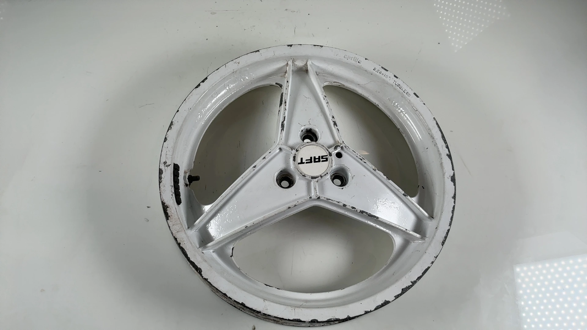 Aprilia AF1 Project 108 125cc Rear Wheel Rim 1986 1987 OEM 8101683 - Image 9