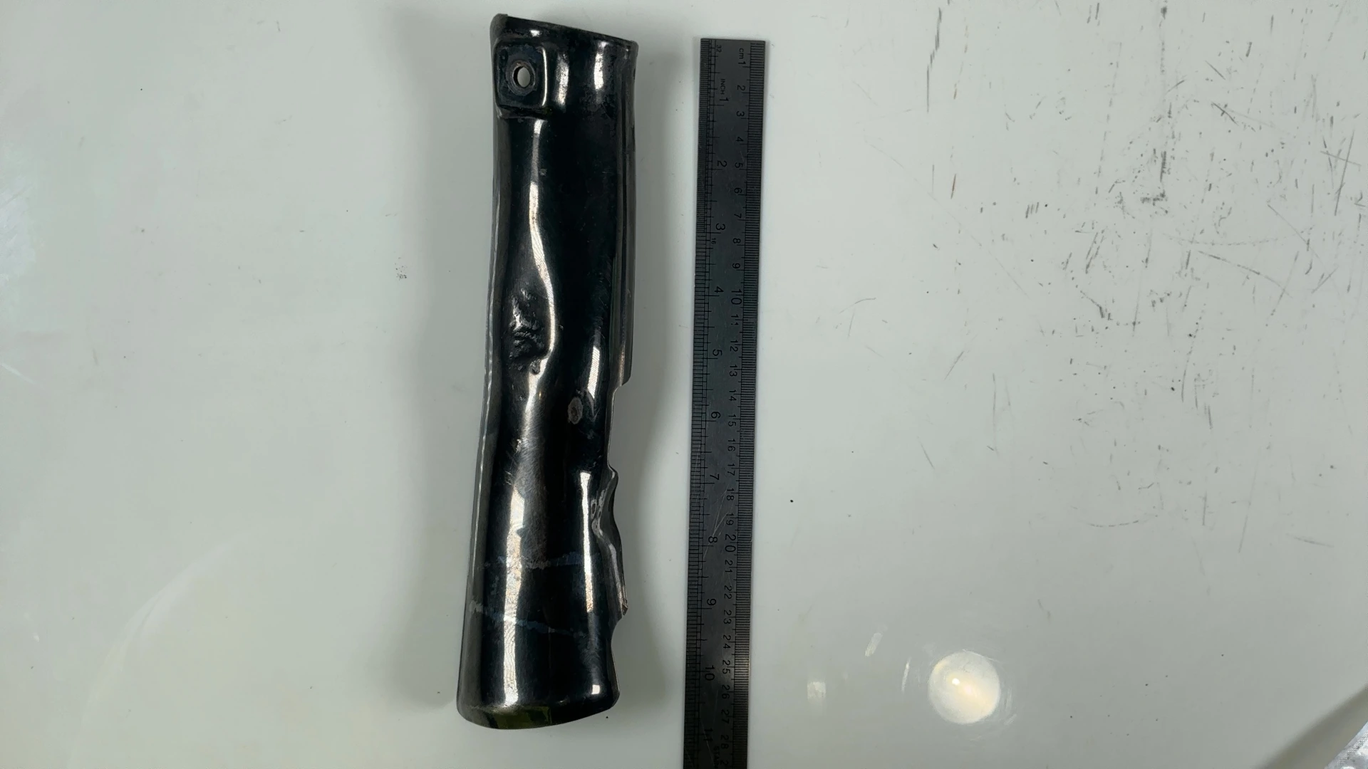 Kawasaki GTR1000 ZG1000 Exhaust Heat Shield 1986-2006 OEM 49107-1058 KHI 1058 - Image 3