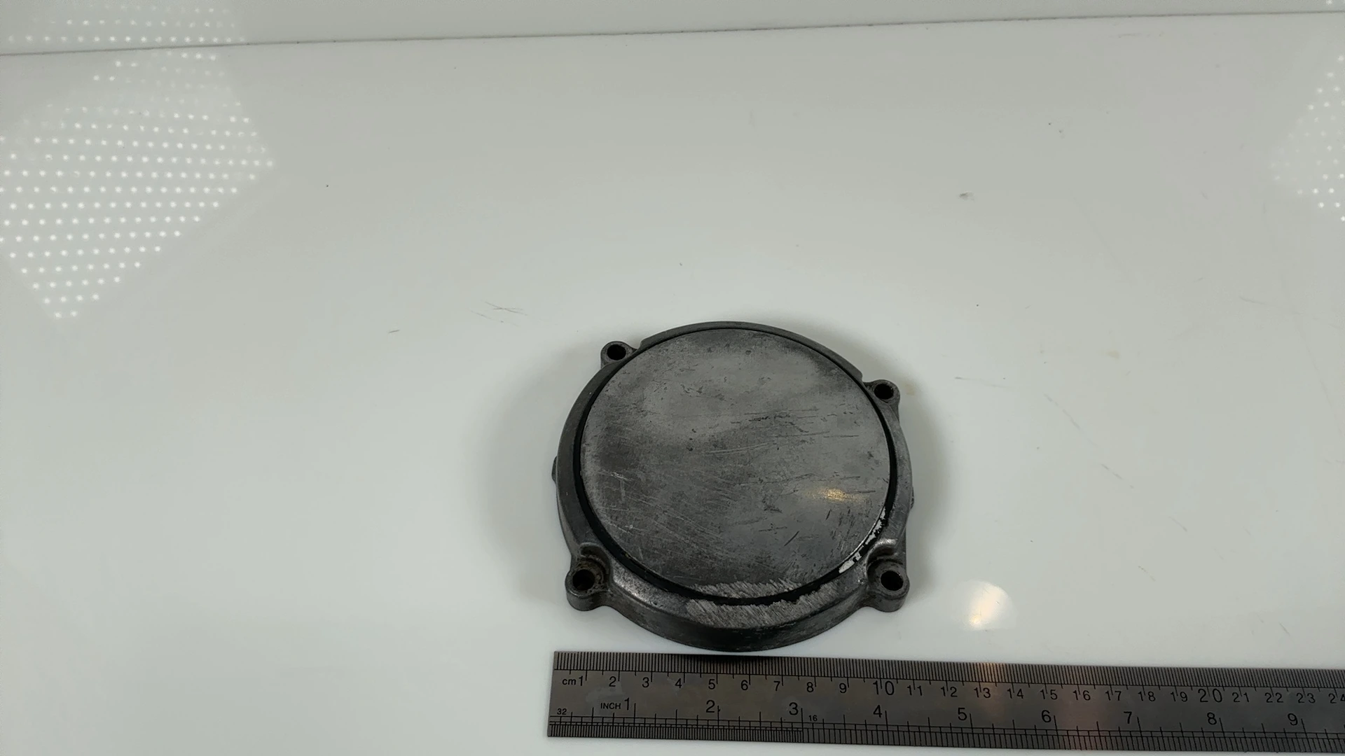 Yamaha Maxim XJ650 650cc Engine Oil Pump Cover 1980-1982 OEM 4W5-15416-00 - Image 2
