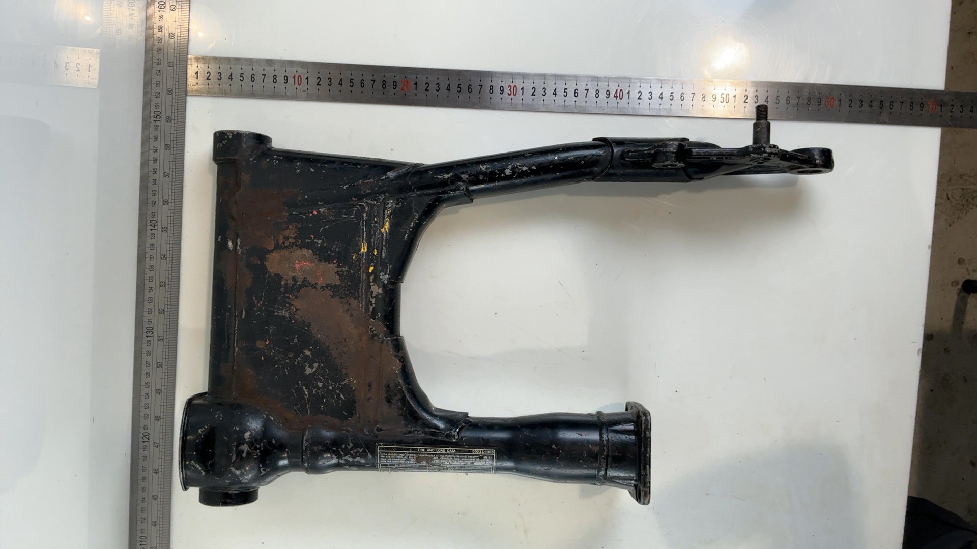 Kawasaki Eliminator ZL900 900 CC Rear Swingarm 1985 1986 OEM 33001-1244 - Image 3
