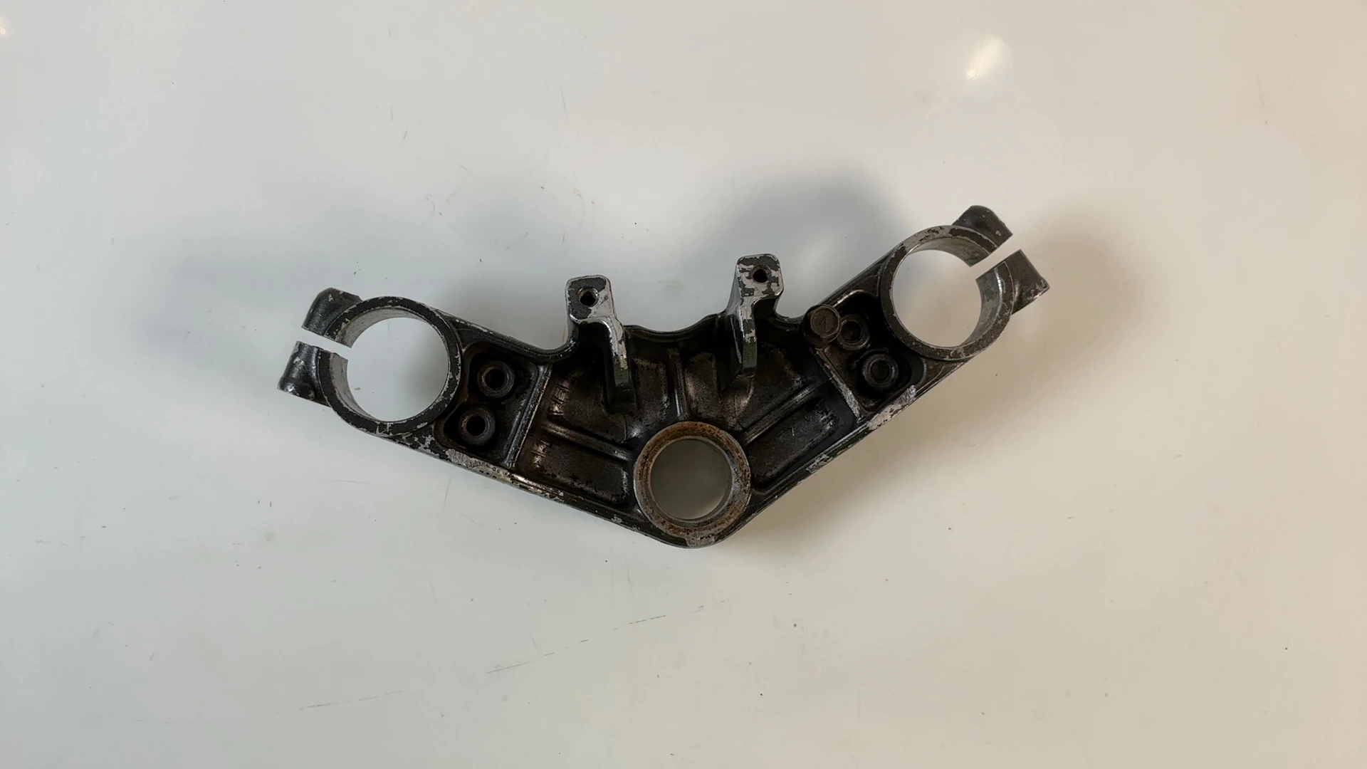 Kawasaki Ninja 250R EX250 250cc Upper Triple Tree Clamp 1988-2007 OEM 44039-1163 - Image 2