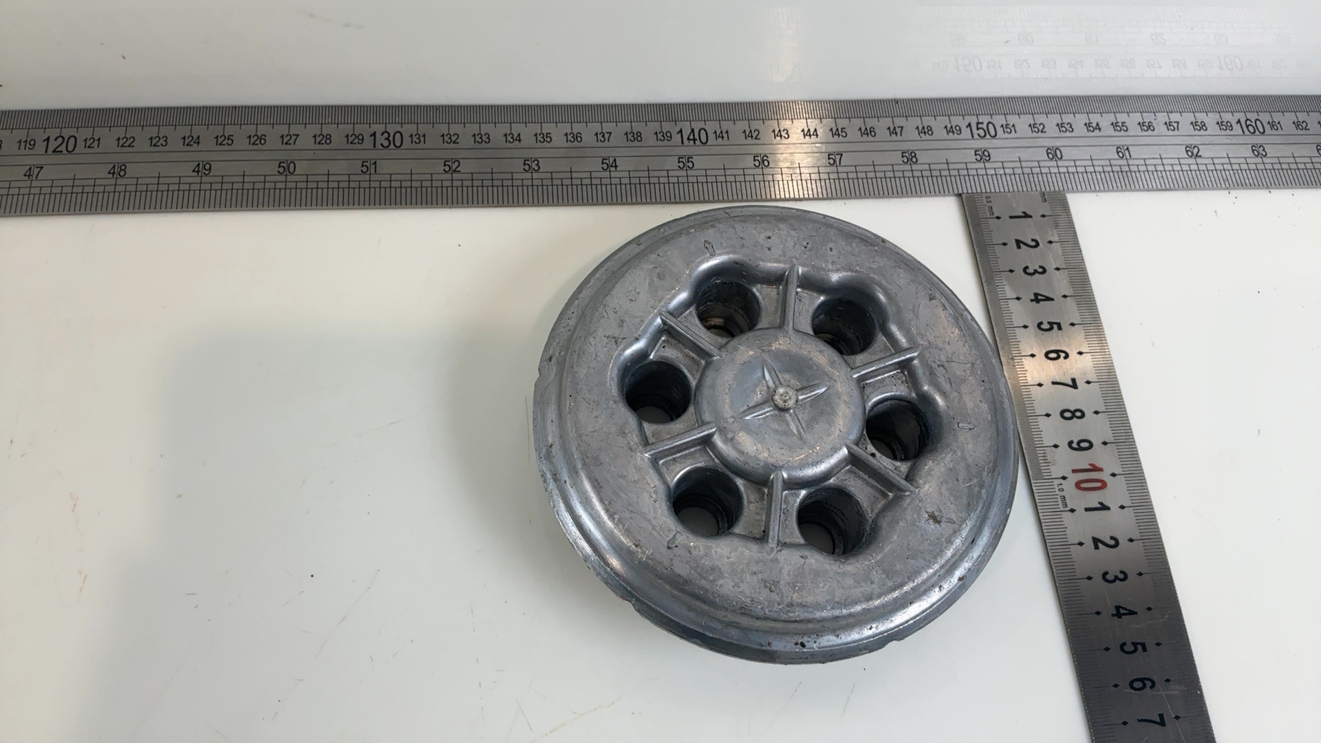 Yamaha XS500C XS500 500cc Clutch Pressure Plate 1975 1976 OEM 371-16351-00 - Image 4