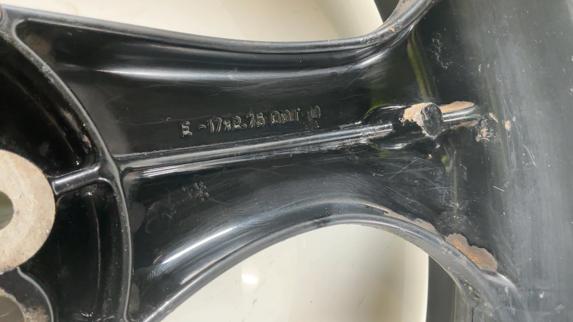 Aprilia RS 50 RS50 50cc Rear Wheel Rim 1993 1994 OEM AP8208337 - Image 10