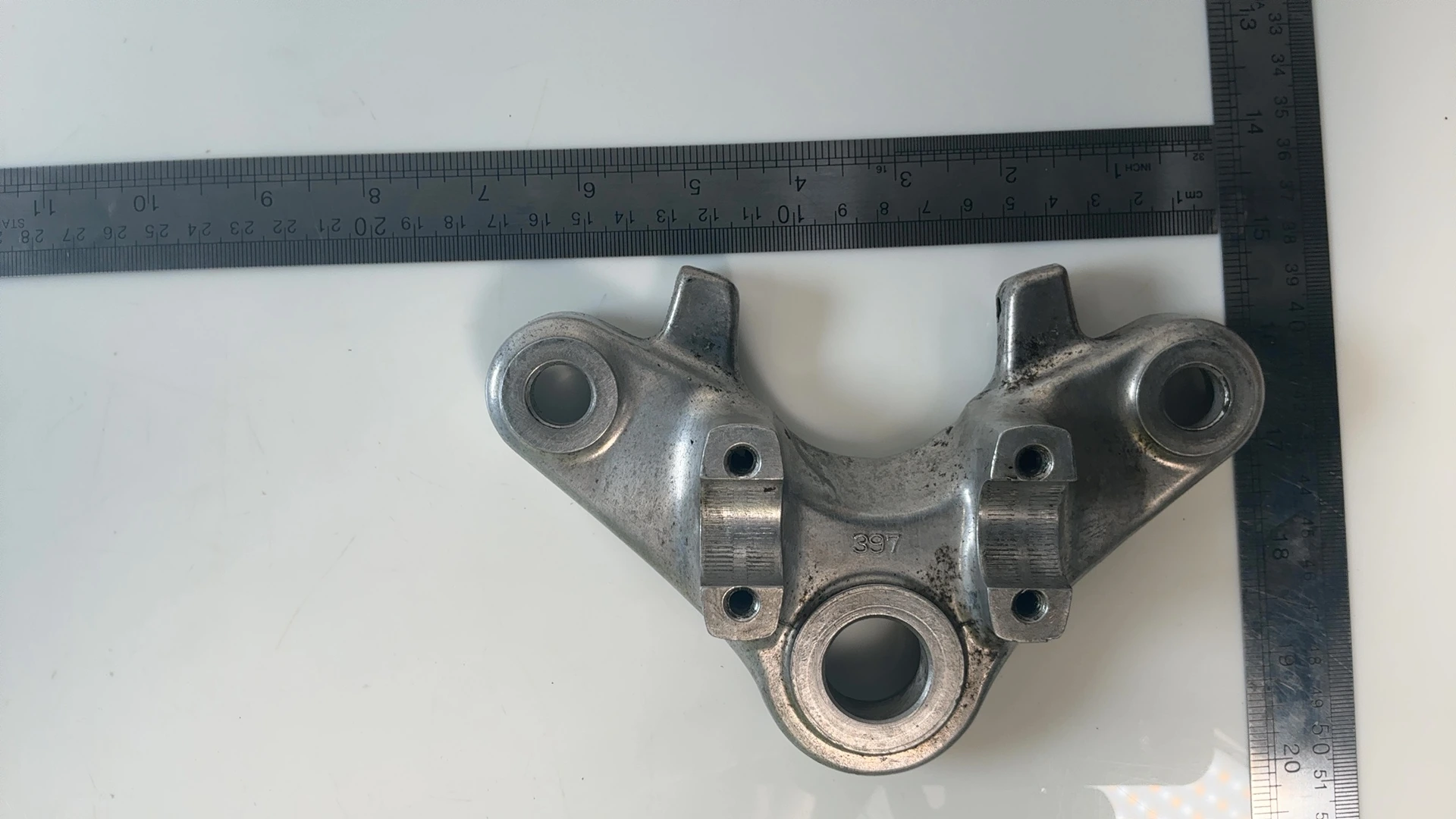 Honda CB100 CL100 100cc Upper Fork Bridge Yoke 1970-1972 OEM 53231-105-000 397 - Image 4