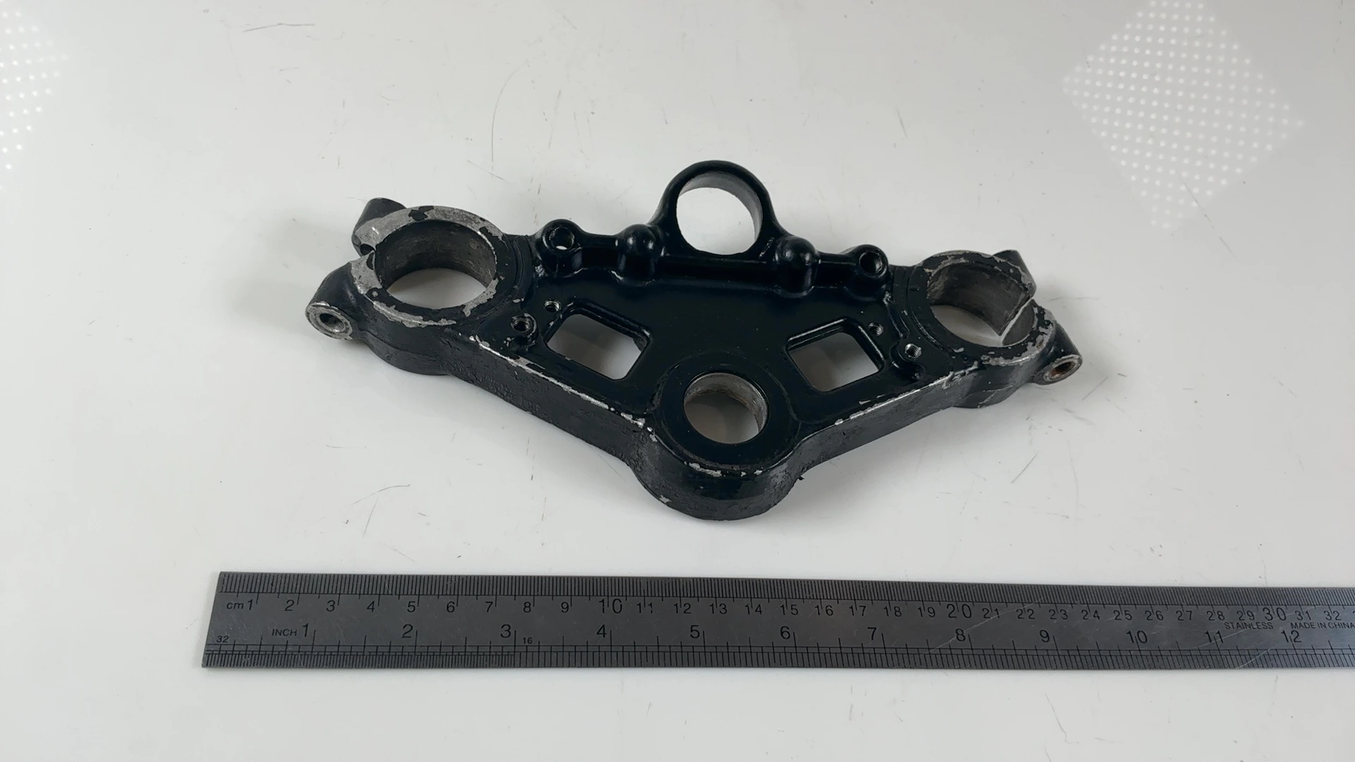 Honda VT250F MC08 250cc Upper Fork Bridge Yoke 1982-1985 OEM 53230-KE7-000 - Image 5
