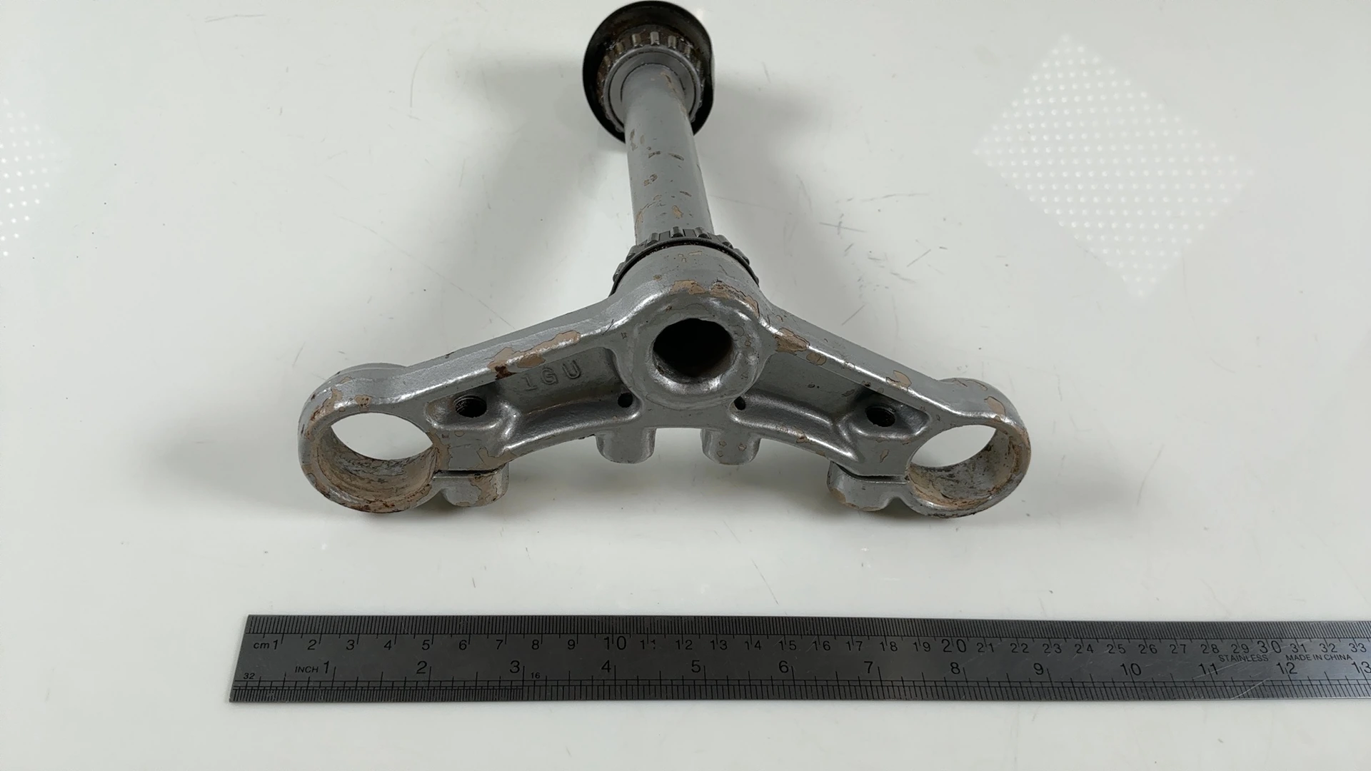 Yamaha TZR 125 1GU 125cc Lower Triple Tree Clamp 1987-1994 OEM 1GU-23340-00-00 - Image 5