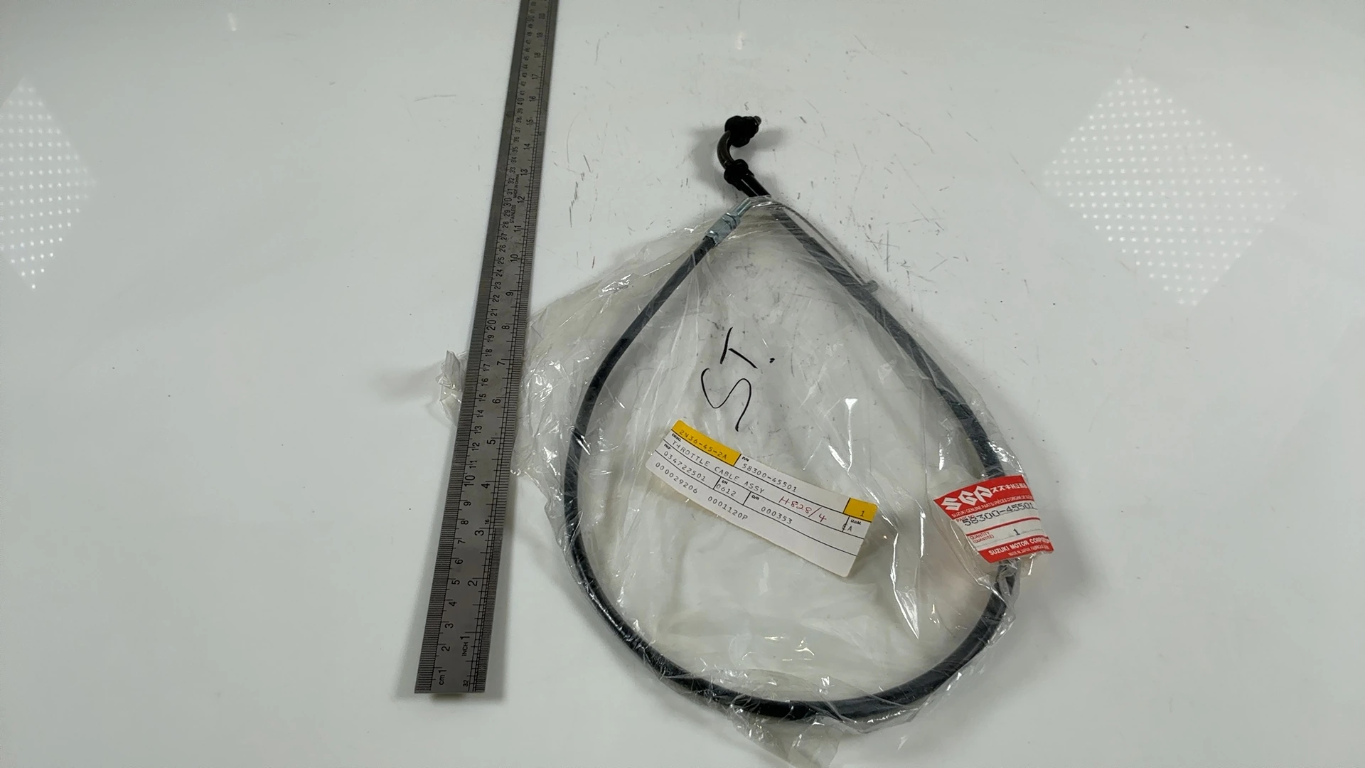 Suzuki GS1100S Katana GS1100 1000CC Throttle Cable 1982 1983 OEM 58300-45501 - Image 4