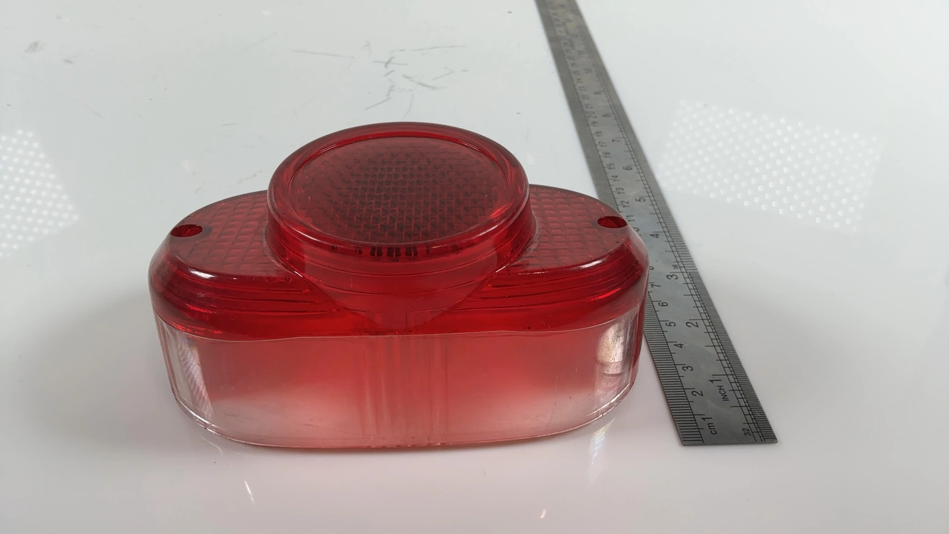 Honda C50 C65 50cc 65cc Taillight Lens 1965-1968 OEM 33701-041-010 - Image 3