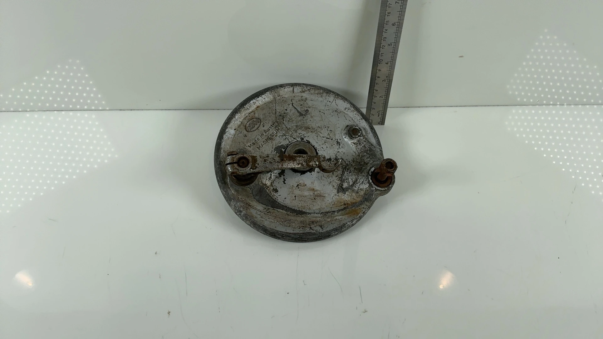 KTM 495 MC GS 495cc Rear Brake Plate 1981-1984 OEM 55101305000 - Image 7