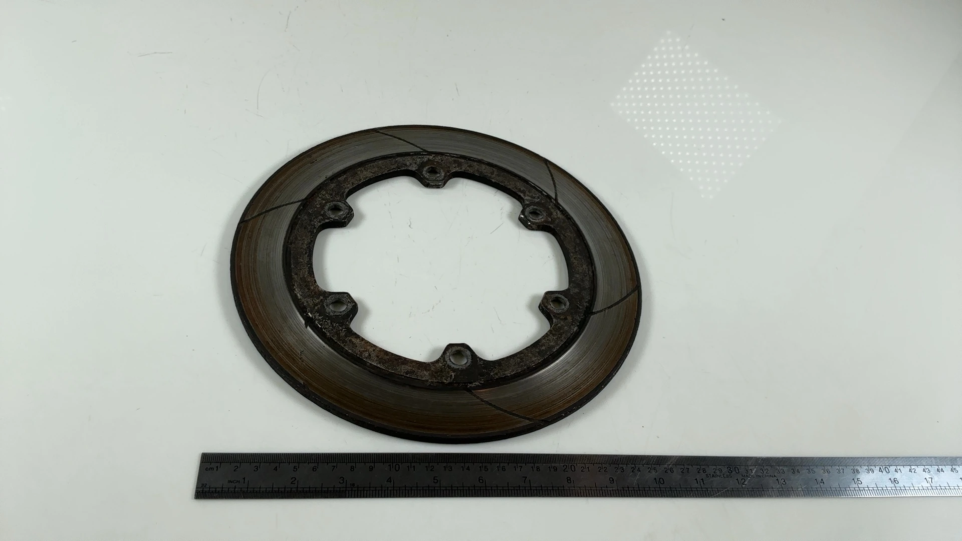 Honda CBX750F RC17 750cc Rear Brake Disc Rotor 1984-1987 OEM 43351-MJ0-000 - Image 5