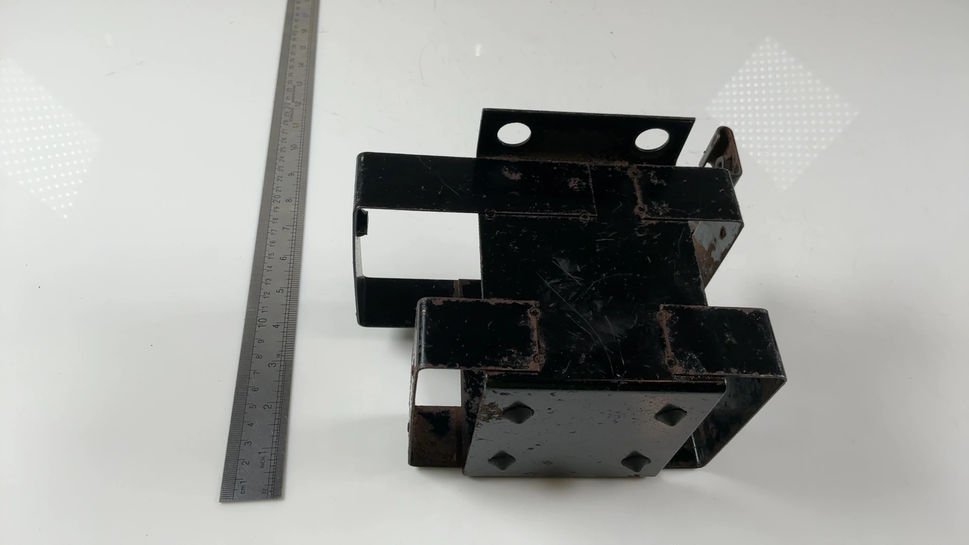 Kawasaki LTD KZ305 305cc Battery Box Tray Holder 1986-1987 OEM 32097-1053 - Image 4