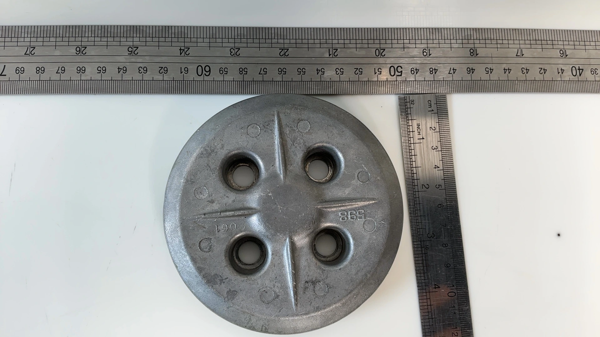 Yamaha YZ80 YZ 80 80cc Clutch Pressure Plate 1974-1982 OEM 598-16351-00 2C61 - Image 6