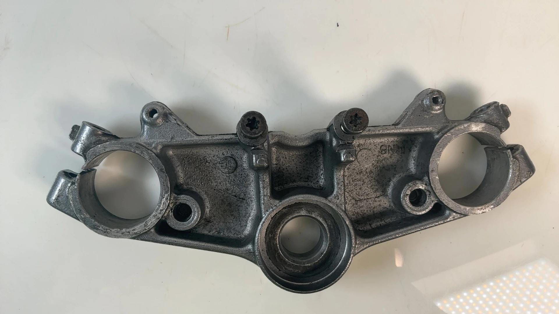 Honda CB1 CB400F Top Yoke Triple Tree 1989-1991 OEM 53300-KAF-000 - Image 6