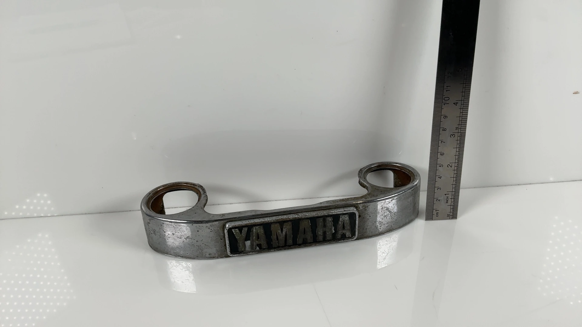 Yamaha XS650 Special XS 650 Front Fork Cover Emblem 1978-1983 4E4-23122-00-00 - Image 3