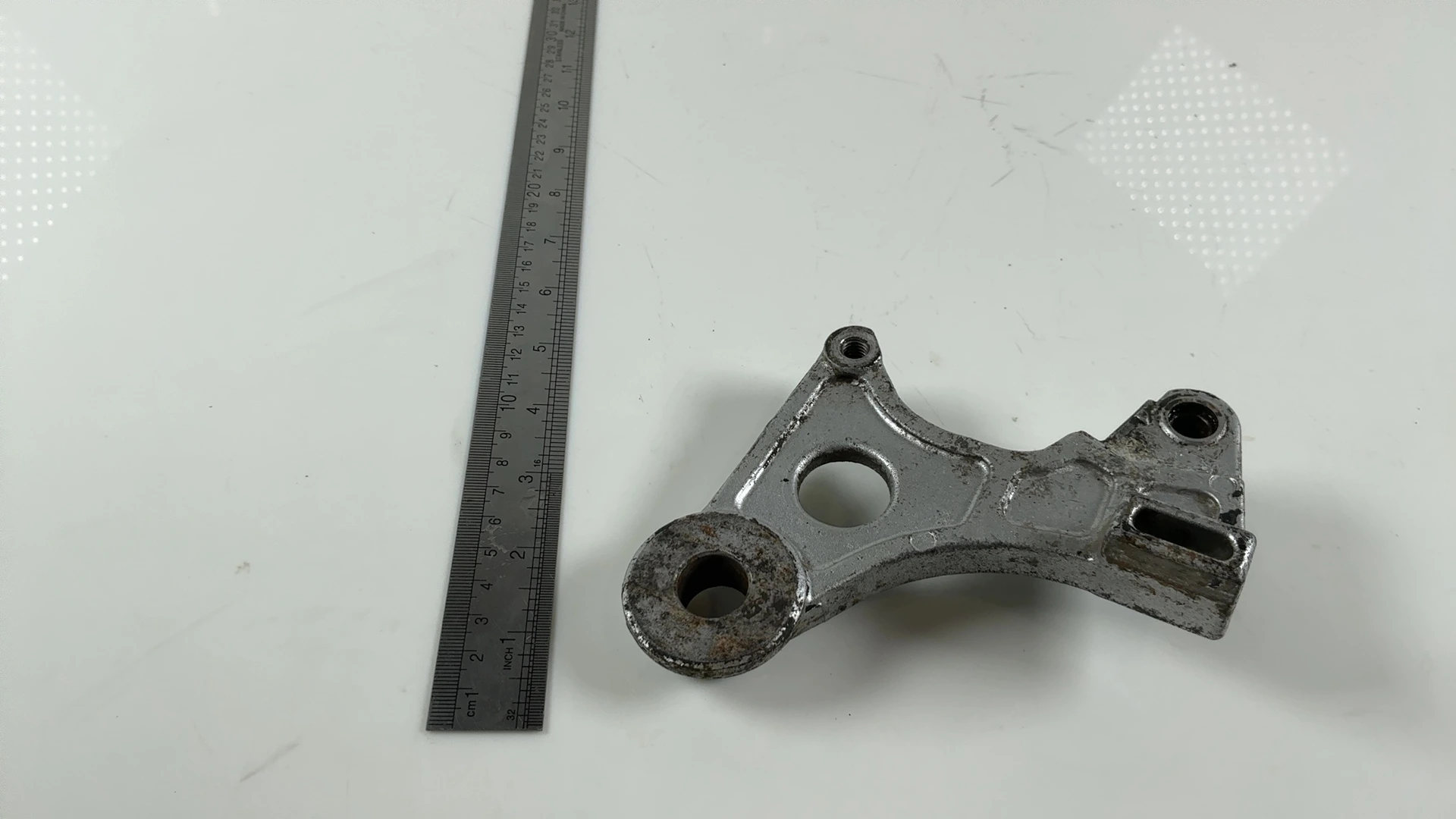 Honda CB-1 NC27 400cc Rear Brake Caliper Bracket 1989-1991 OEM 43110-KAF-006 - Image 4