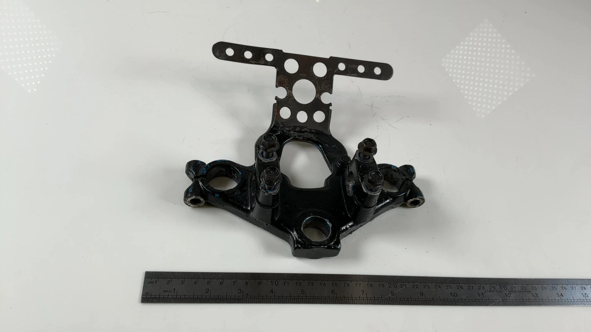 Yamaha RD125LC 10W 125cc Upper Fork Bridge Yoke 1982-1984 OEM 10W-23435-00-98 - Image 5