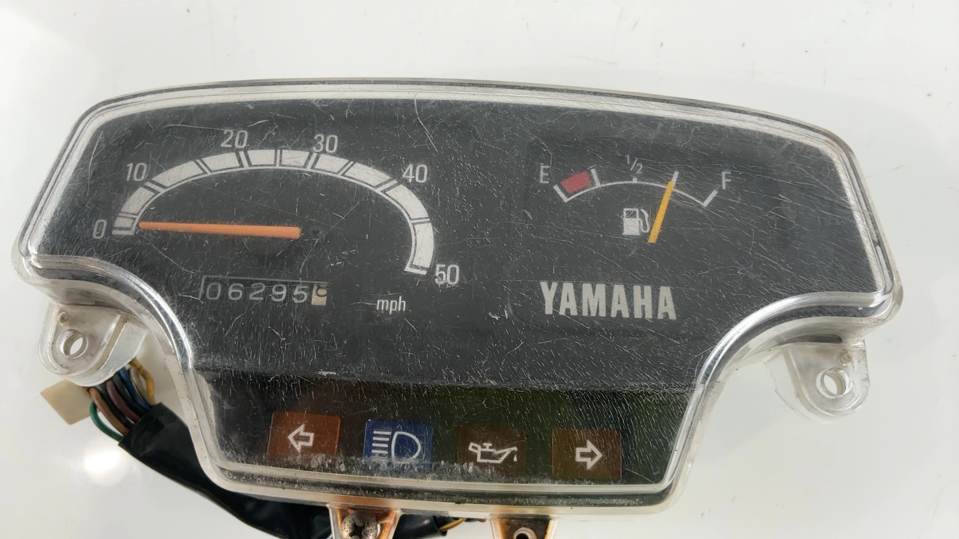 Yamaha Riva CV80 80cc Speedometer Cluster Assembly 1981-1987 OEM 13T-83510-A0 - Image 8