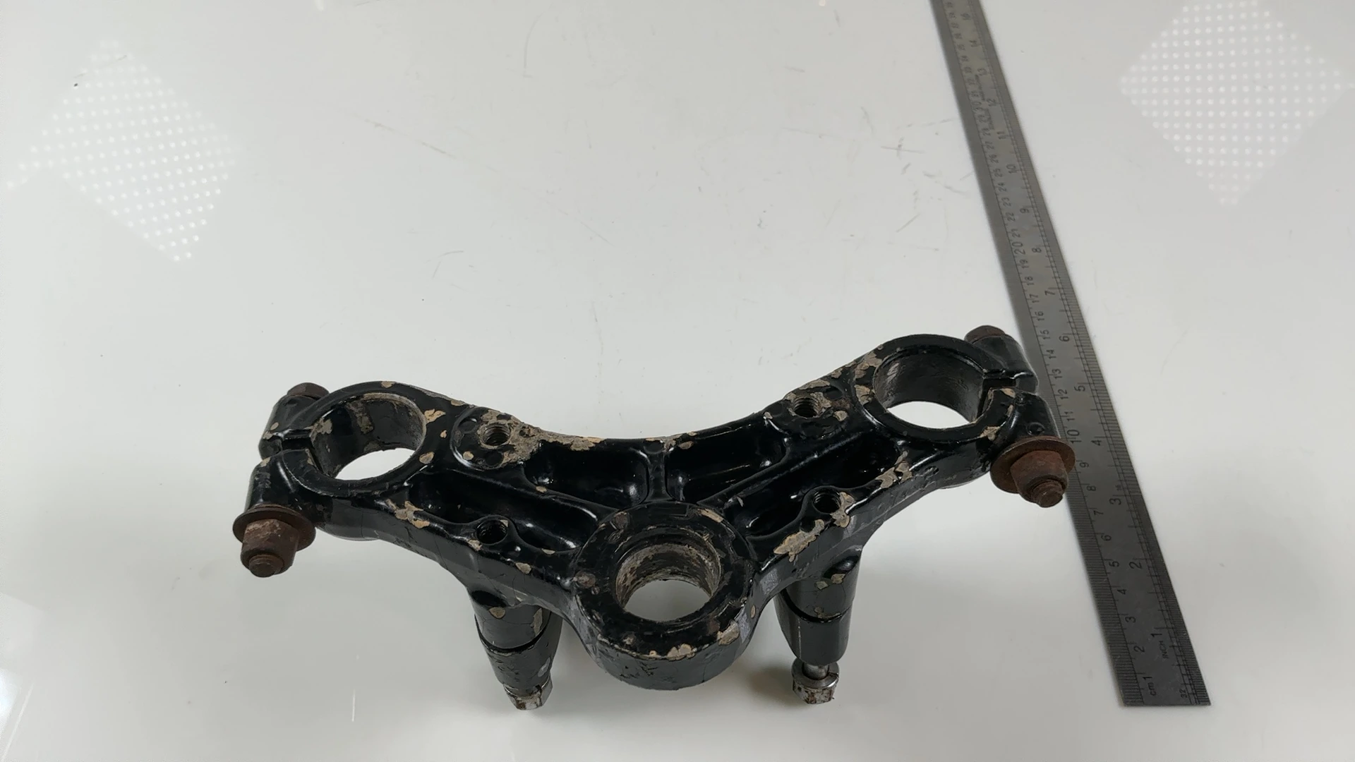 Yamaha RX100 36L 100CC Upper Fork Bridge Yoke 1985-1996 OEM 36L-F3435-00 - Image 3