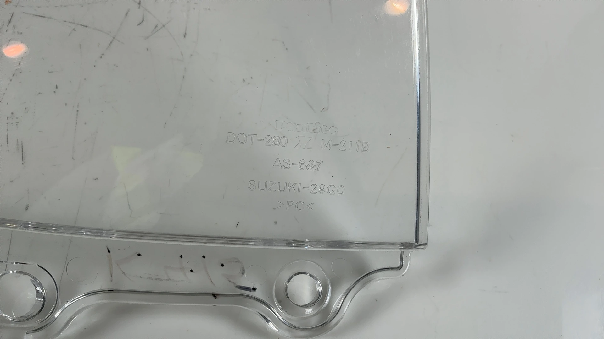 Suzuki GSXR 600 750 K4 K5 CC Windshield 2004 2005 OEM 94611-29G00 - Image 6