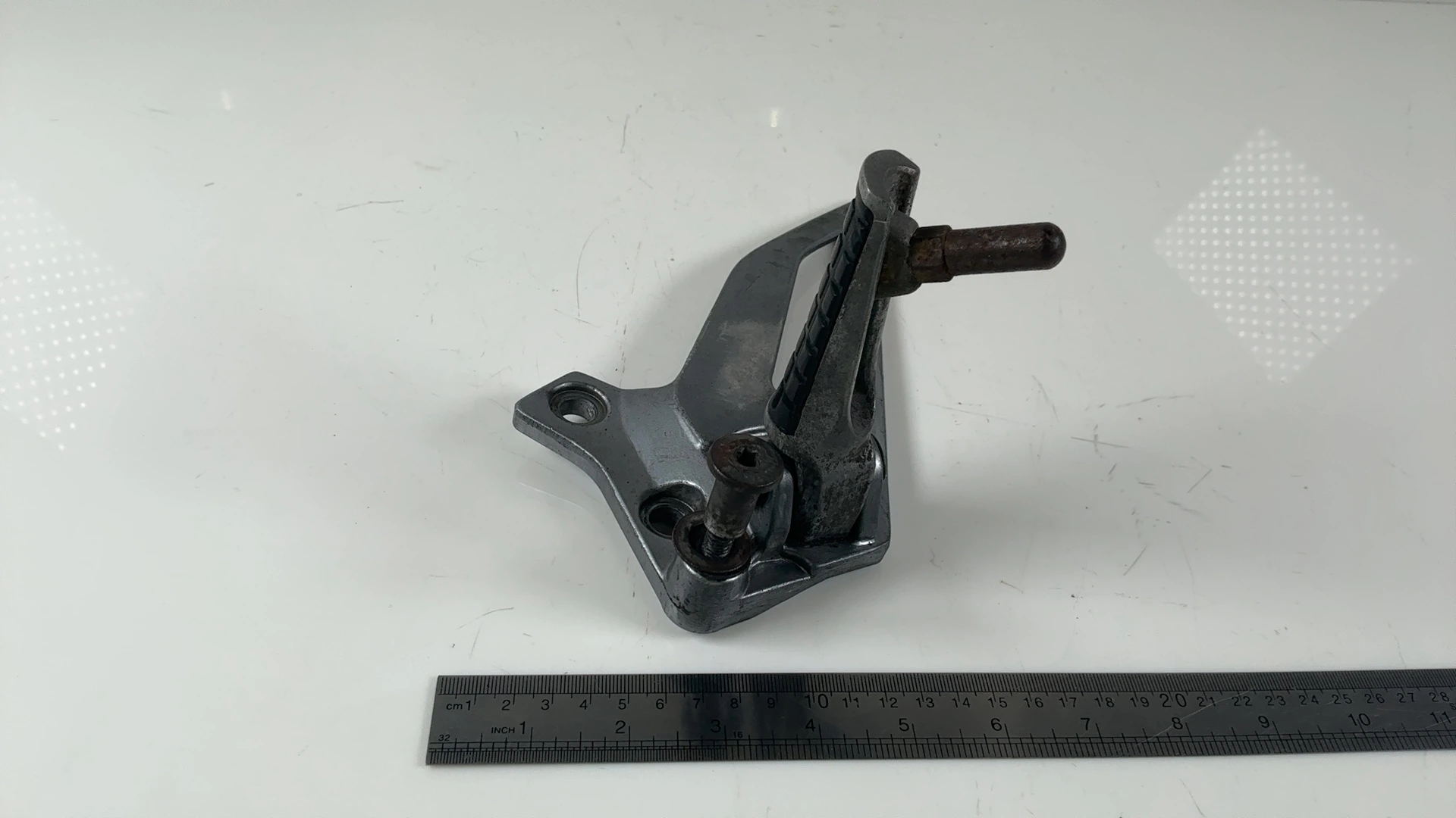 Kawasaki ZZR250 EX250H 250cc Left Front Footpeg Bracket 1990-2007 OEM 35011-1525 - Image 5