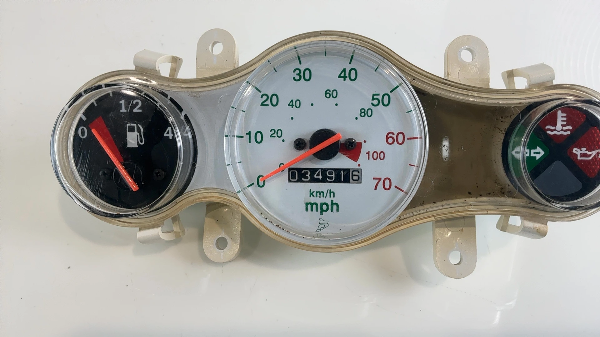 Suzuki Zillion UX50 WX 50cc Instrument Cluster Speedometer 1999-2000 34100-35E50 - Image 7