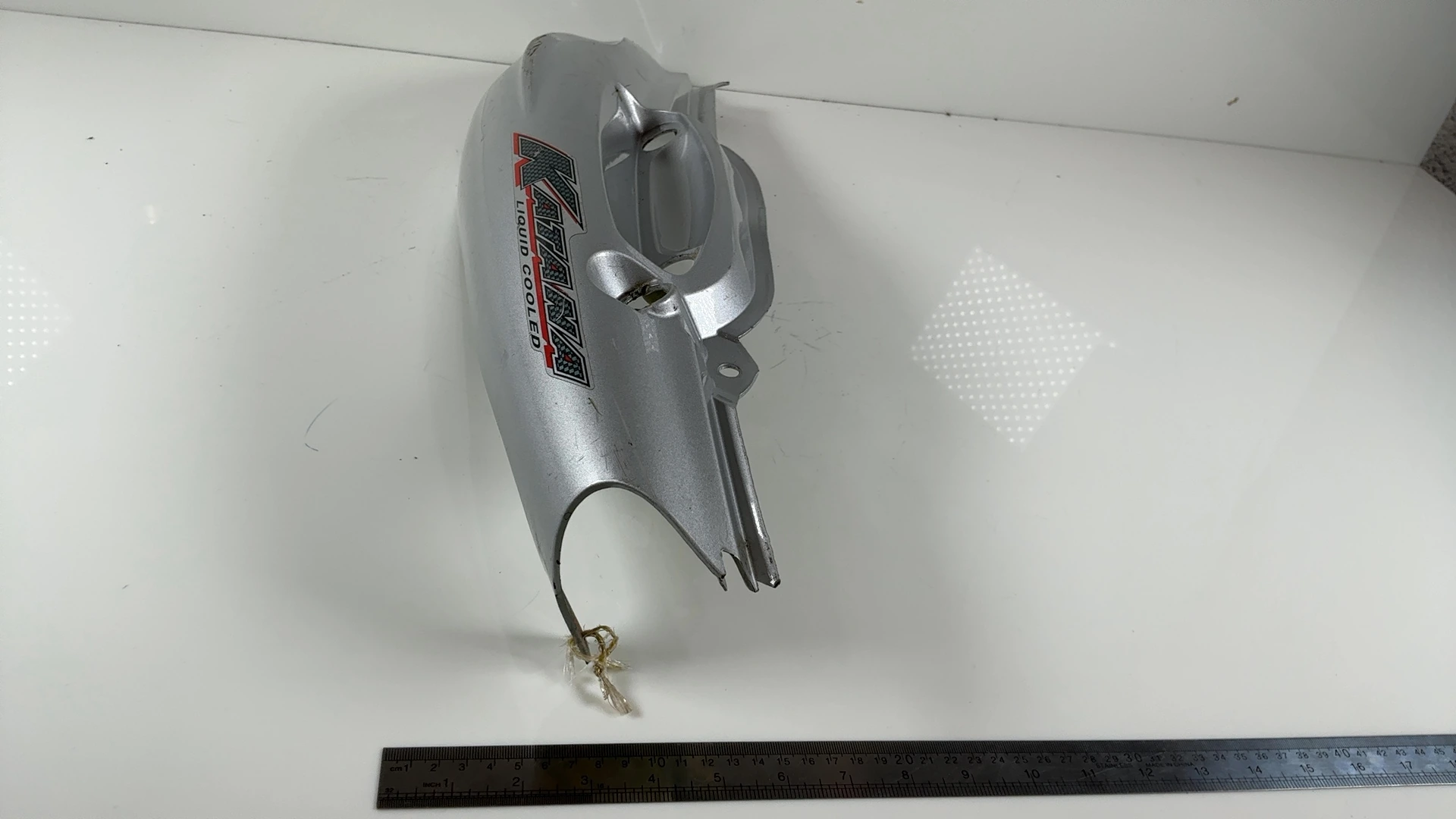 SUZUKI KATANA AY50 50CC REAR LEFT FAIRING COWL 1997-2006 OEM 47211-35E00 - Image 5