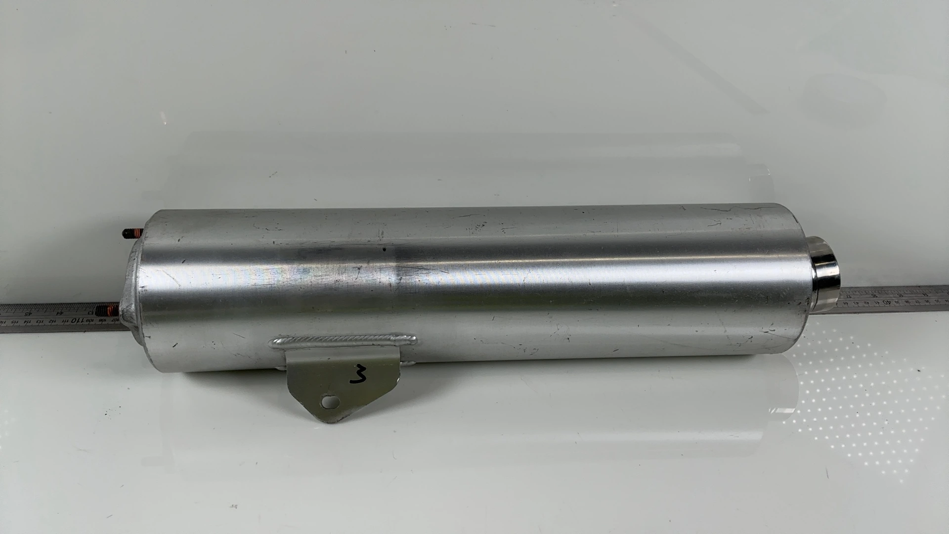 Suzuki Hayabusa GSX1300R 1300 Left Exhaust Muffler 1999-2007 OEM 14340-24F00-H01 - Image 2
