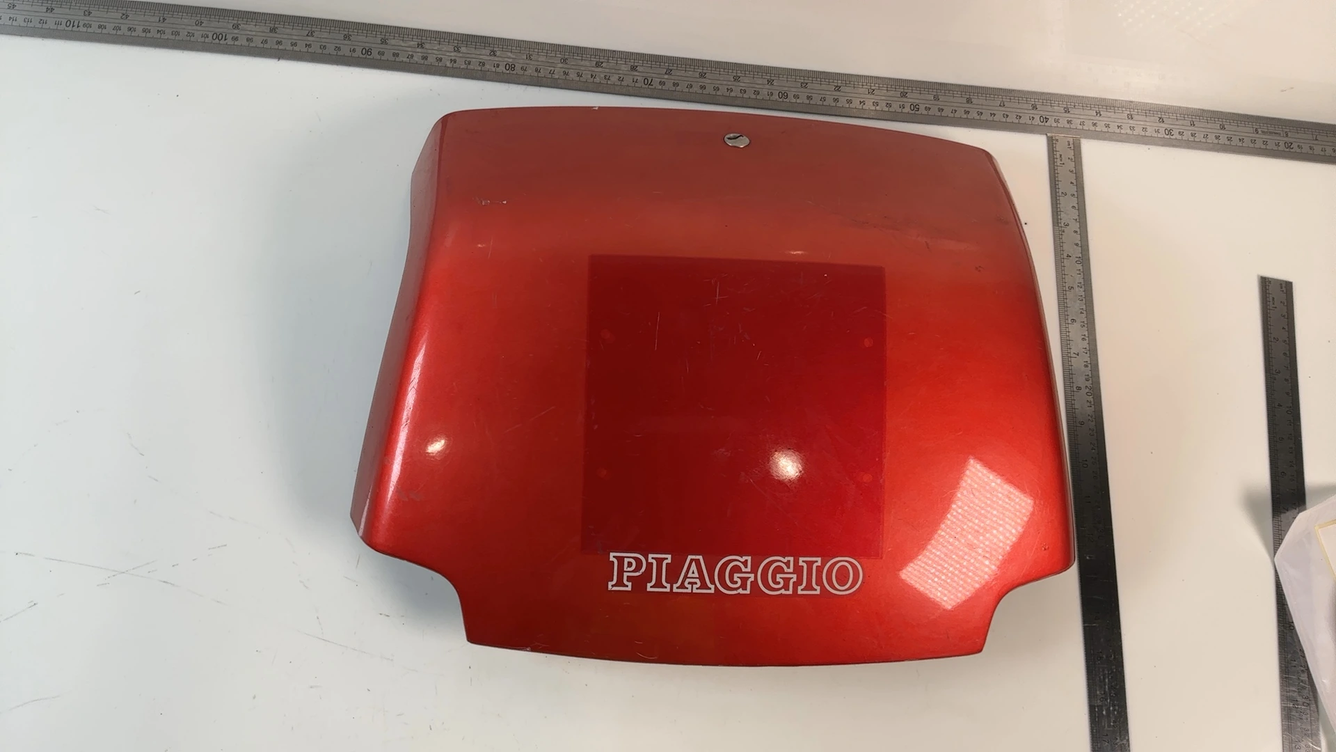 Piaggio Hexagon EXS1T 125 2T Trunk Box Lid Door 1994-1997 OEM 1328128 - Image 4