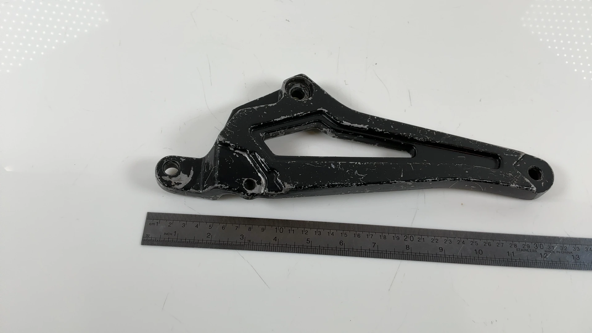 Yamaha RD125LC RD125 LC 125cc Left Side Foot Rest Bracket 1982-1986 10W-27442-01 - Image 6