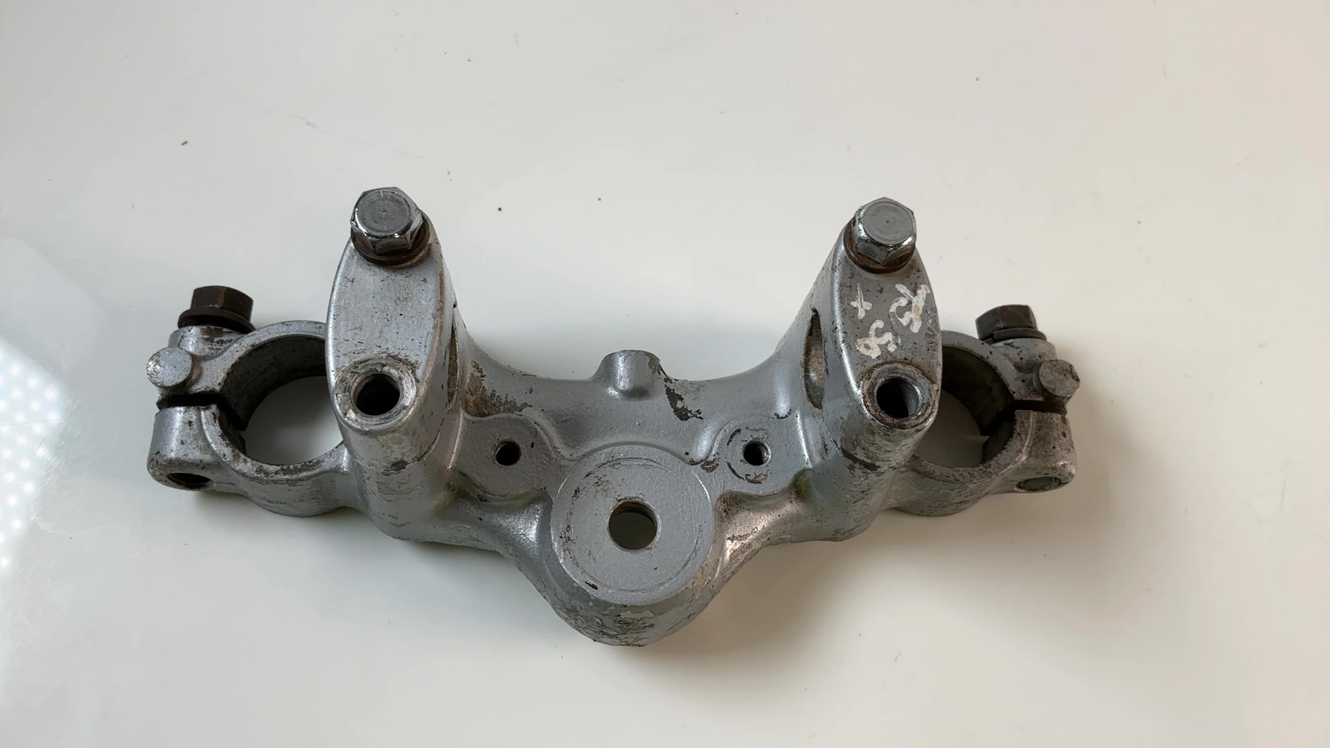 Suzuki TS50 ER TS50ERK Upper Fork Bridge Triple Tree Yoke 1979-83 OEM 51311-26500 - Image 7