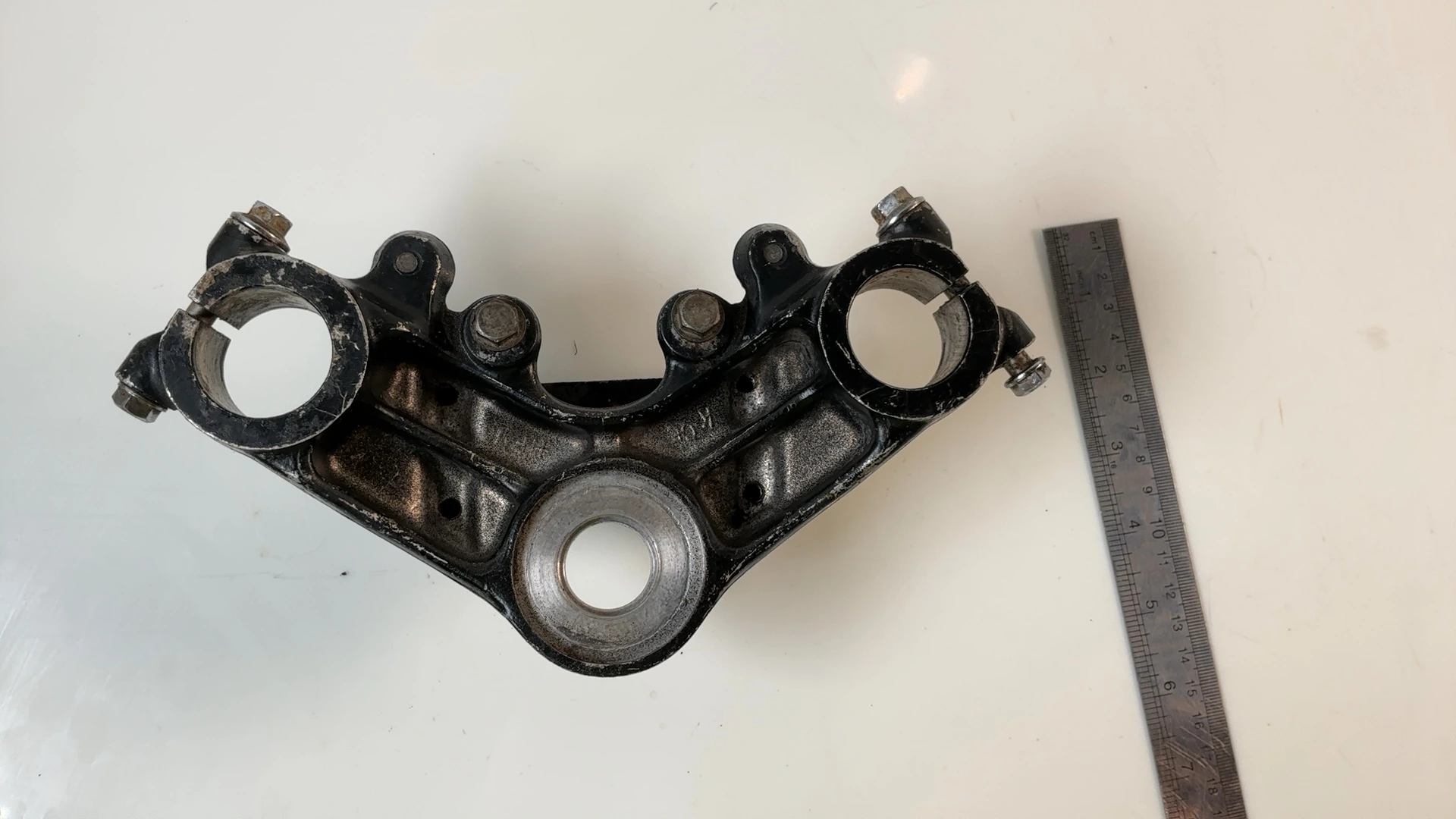 Honda CG125 CG 125 Upper Fork Bridge Triple Clamp 1976-1978 OEM 53231-397-000 - Image 3