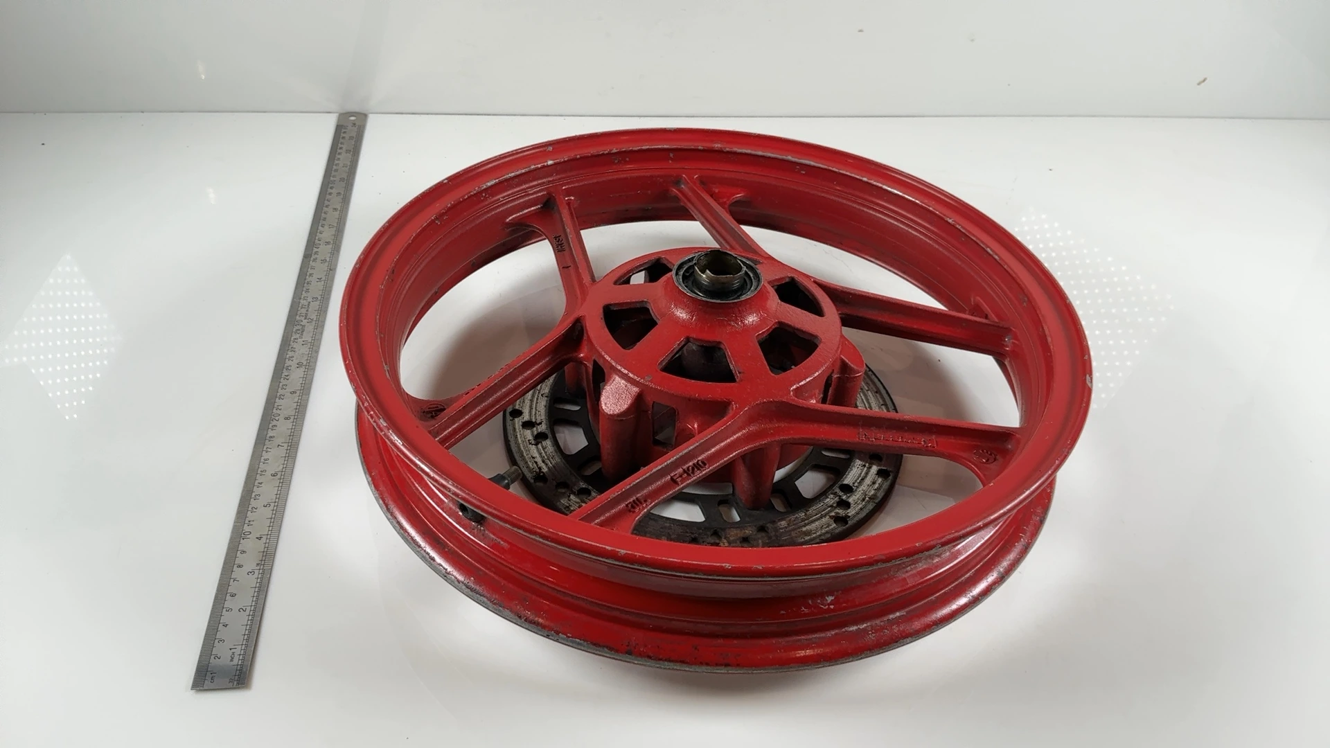 Kawasaki Ninja 250R EX250 Front Wheel Rim 1988-2007 OEM 41073-1365 Asahi F-1210 - Image 4