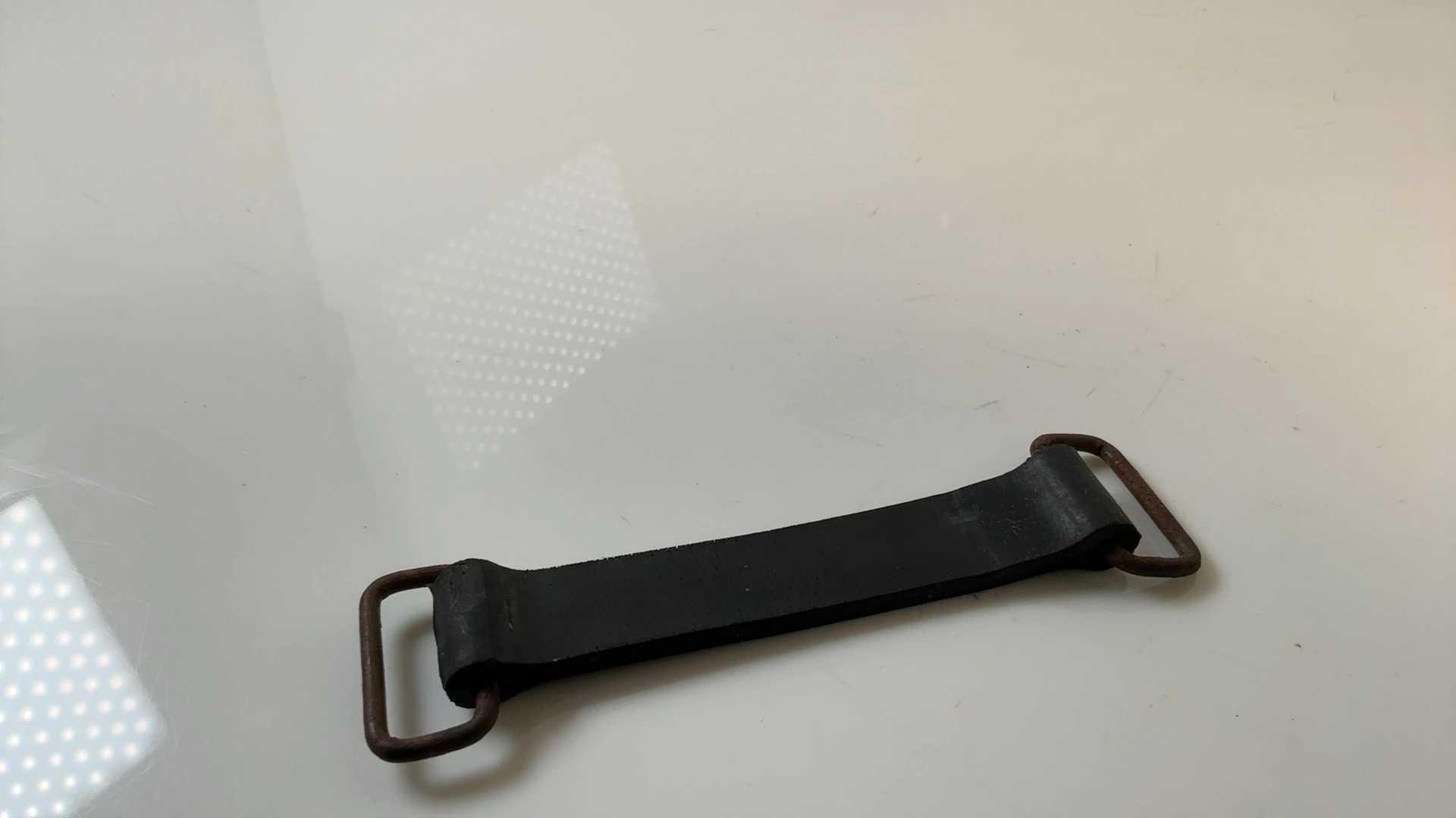 Kawasaki KDX125 KDX125A 125cc Battery Box Rubber Strap 1990-1999 OEM 92072-1144 - Image 6
