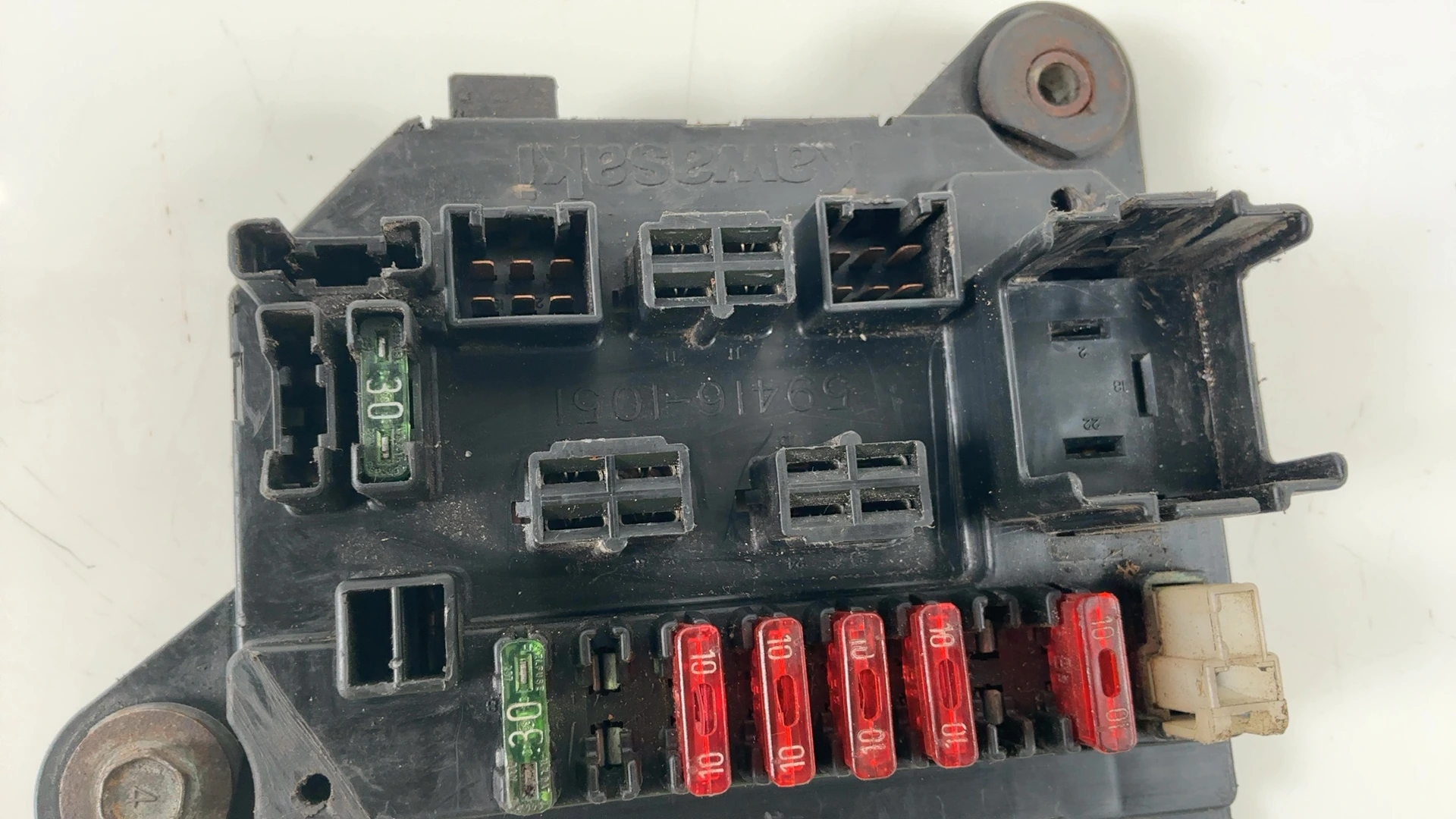 Kawasaki GPZ1000RX ZX1000 1000CC Fuse Box Junction Block 1986-88 OEM 59416-1051 - Image 3