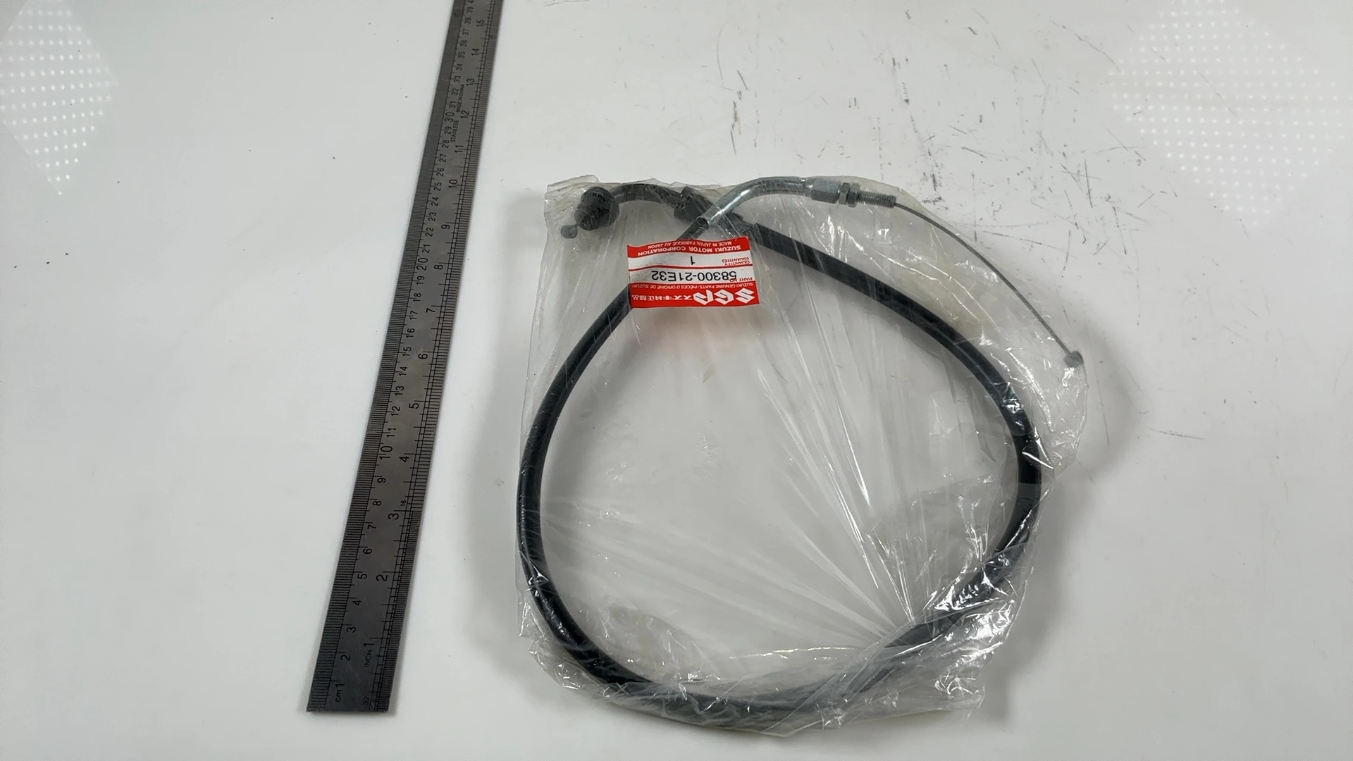 Suzuki RF400R RF400 400cc Throttle Cable 1993-1997 OEM 58300-21E32 - Image 4