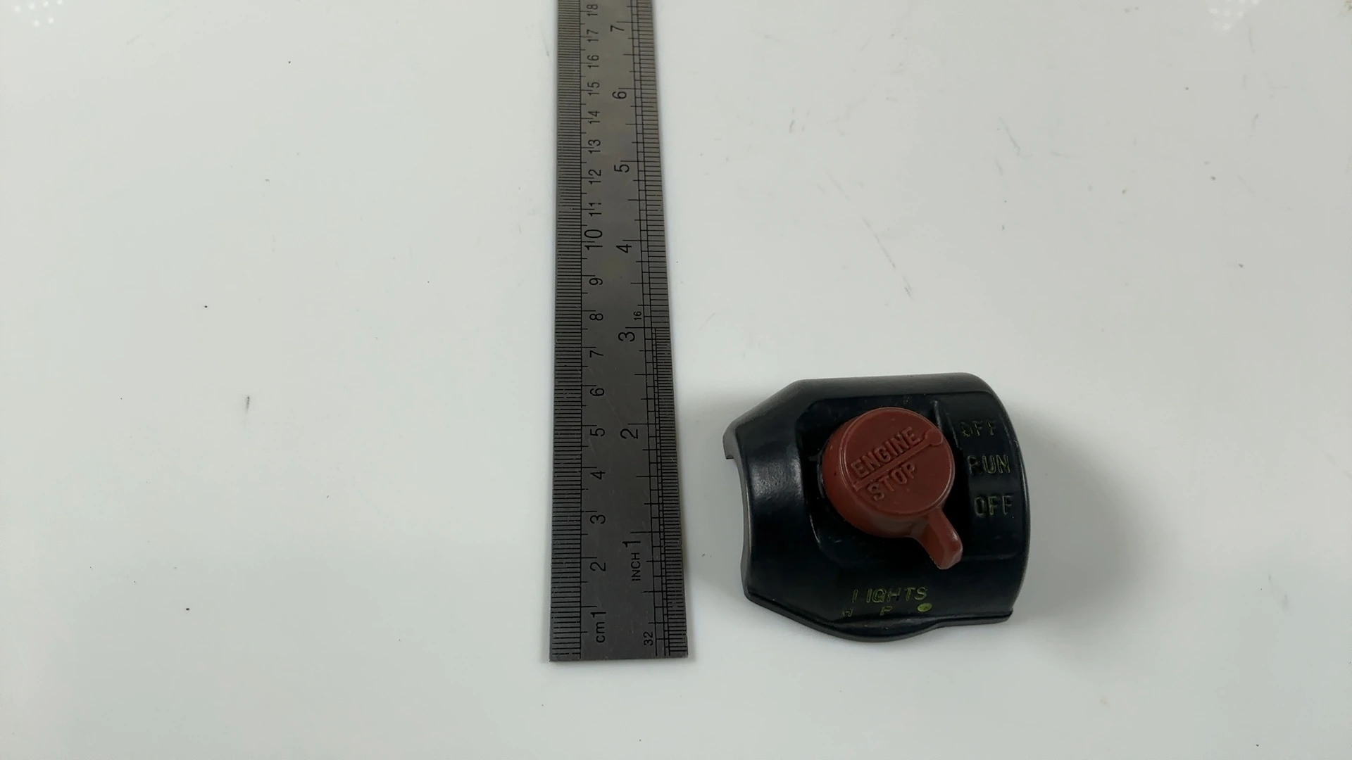 Honda CX500 Custom CX500C 500cc Handlebar Switch Cover 1978-82 OEM 35150-449-003 - Image 4