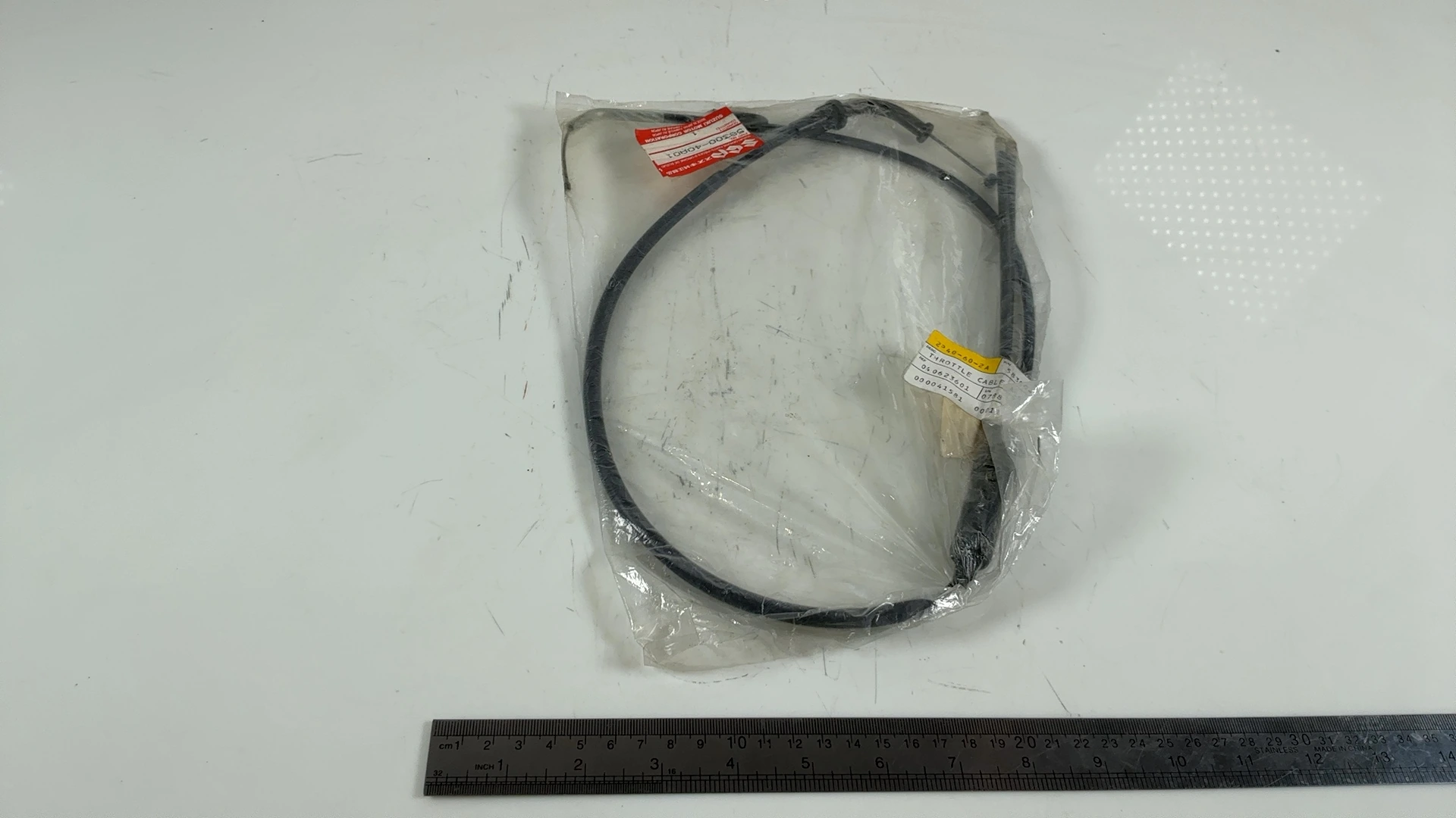 Suzuki RG250 Gamma GJ21B 250CC Throttle Cable 1986-1987 OEM 58300-40A01 - Image 5