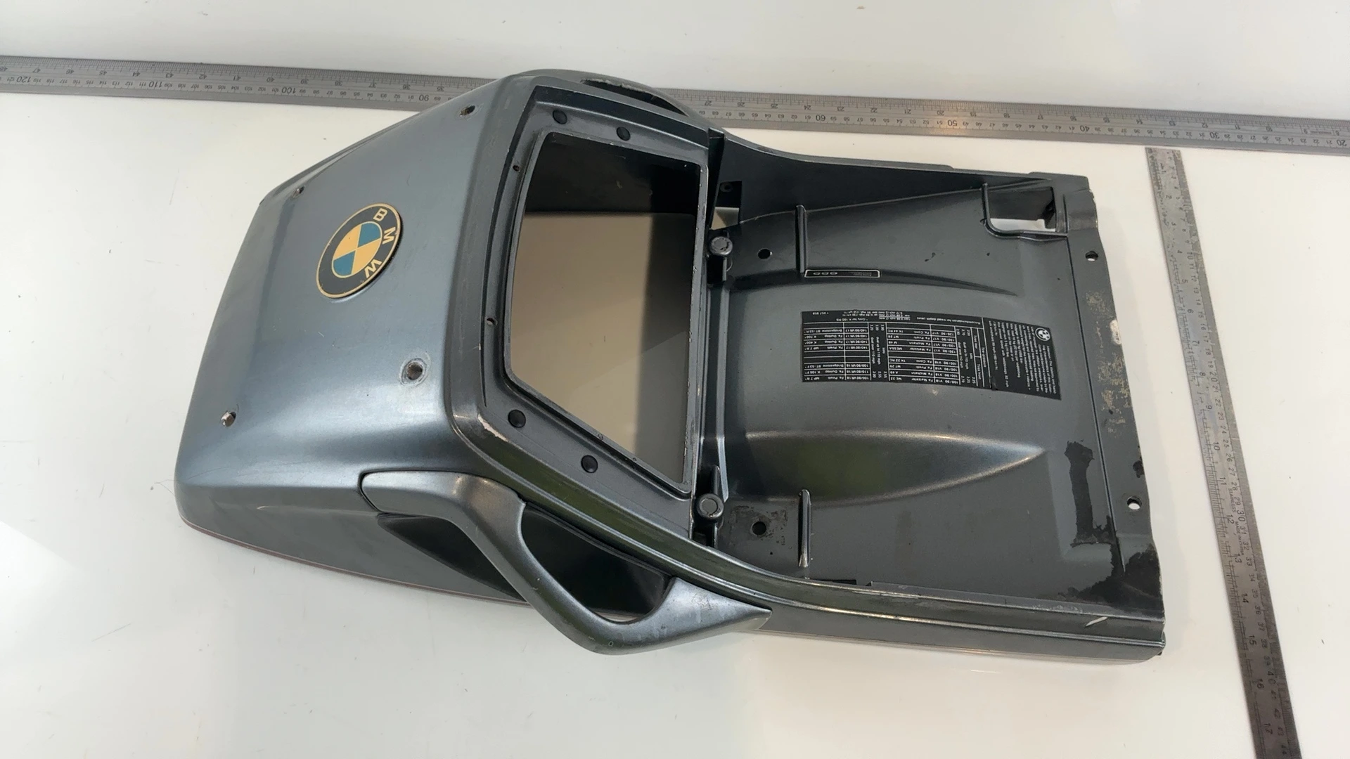 BMW K75 K100 K1100 740cc Rear Seat Tail Fairing Cover 1985-1997 OEM 52531453484 - Image 3
