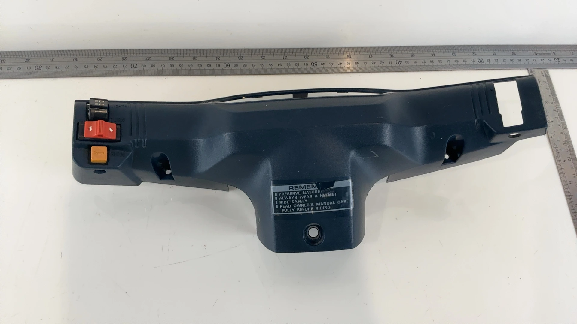 Honda Aero 50 NB50 50cc Rear Handlebar Cover 1983-1984 OEM 53206-GN2-000ZA - Image 3