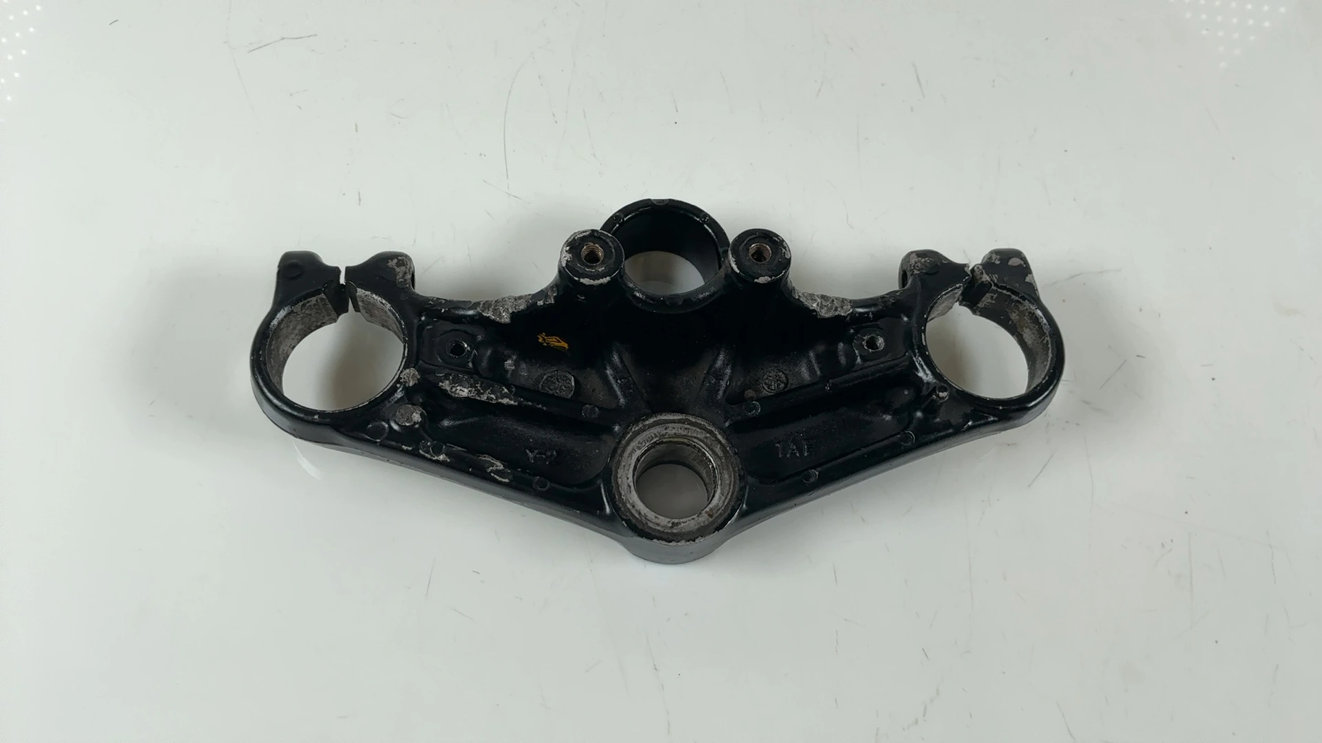 Yamaha FZ700 FZ 700 700cc Upper Triple Tree Clamp Yoke 1986-87 OEM 1FN-23435-00 - Image 1