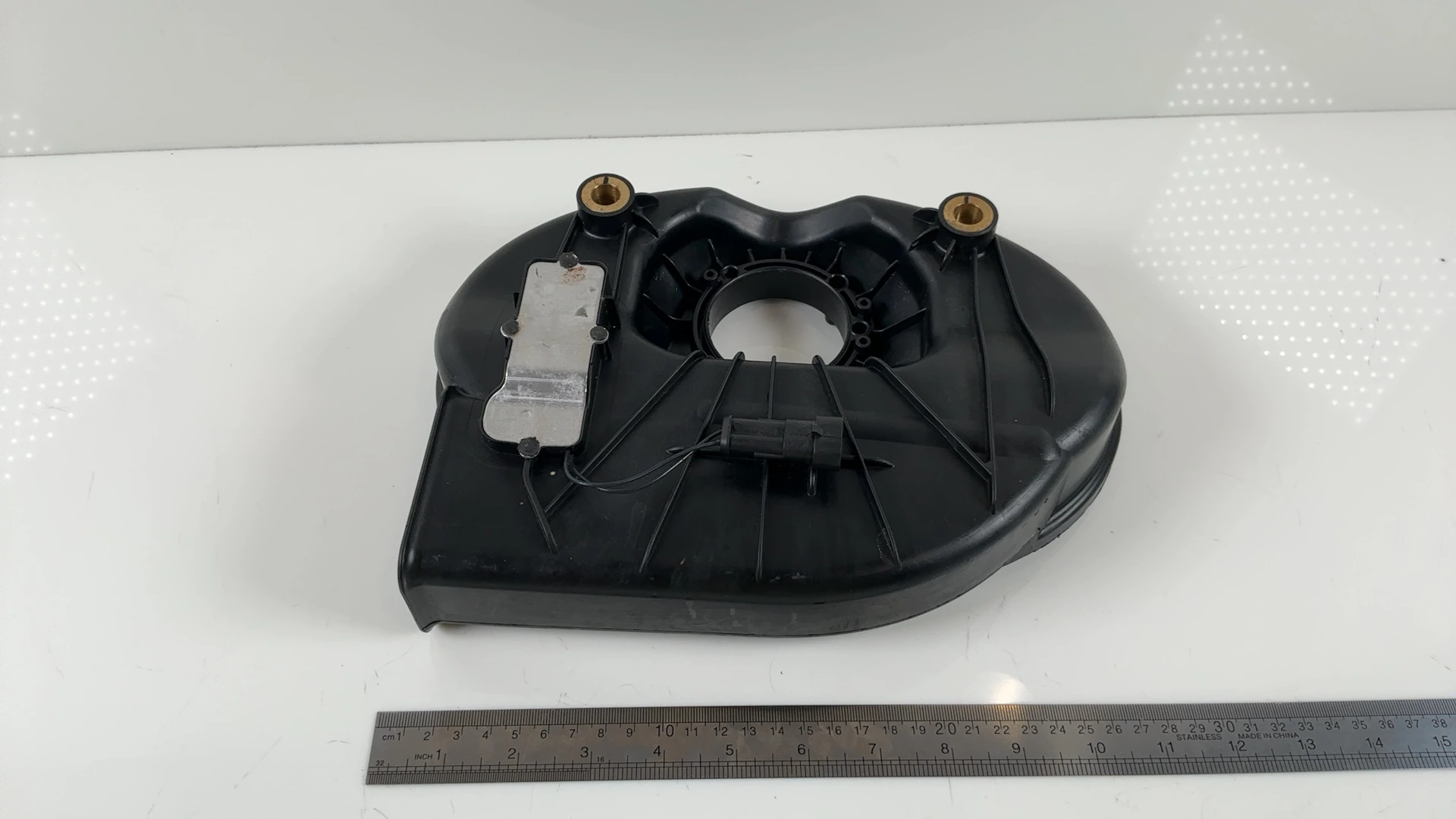Harley Softail Slim Fat Boy 1584 1690 Air Cleaner Backplate 08-17 OEM 29104-08A - Image 1