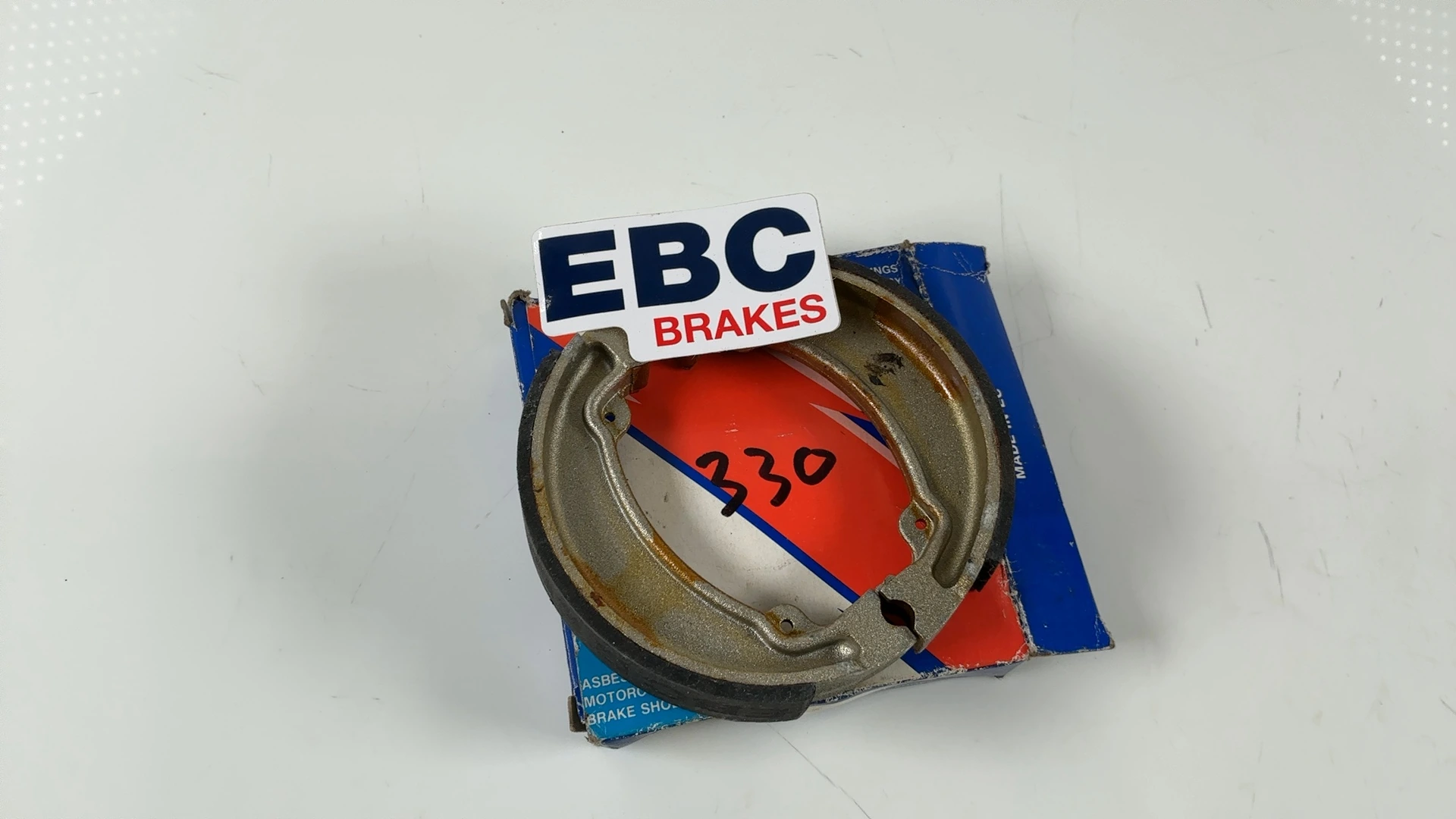 EBC Honda CG125 XL250R 330 125cc Front Brake Shoes 1982-1997 OEM H330 - Image 6
