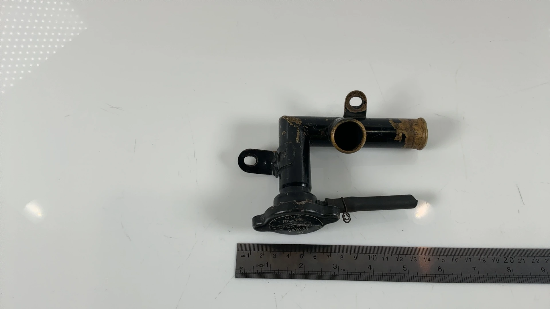 Kawasaki Ninja ZX900 ZG 1000 Radiator Coolant Filler Neck 1986-06 OEM 14075-1055 - Image 2