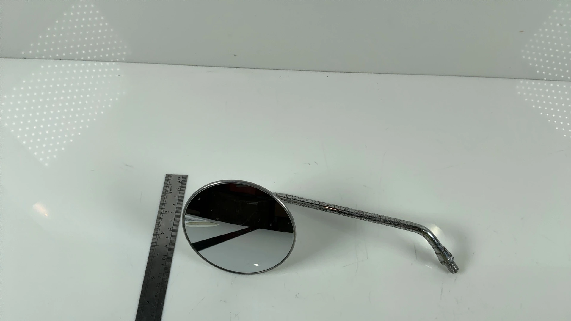 Honda CB350 CB750 350 750 Rear View Mirror 1969-1974 OEM 88110-333-611 - Image 2