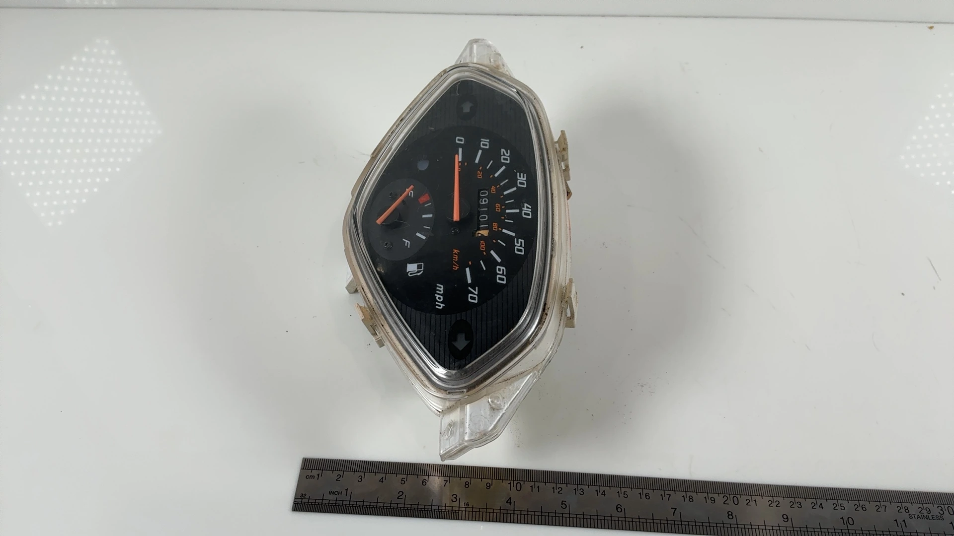 HONDA SCV LEAD JF11 100 100CC Speedometer Clocks Gauges 2003-08 37200KRPF9610M1 - Image 2