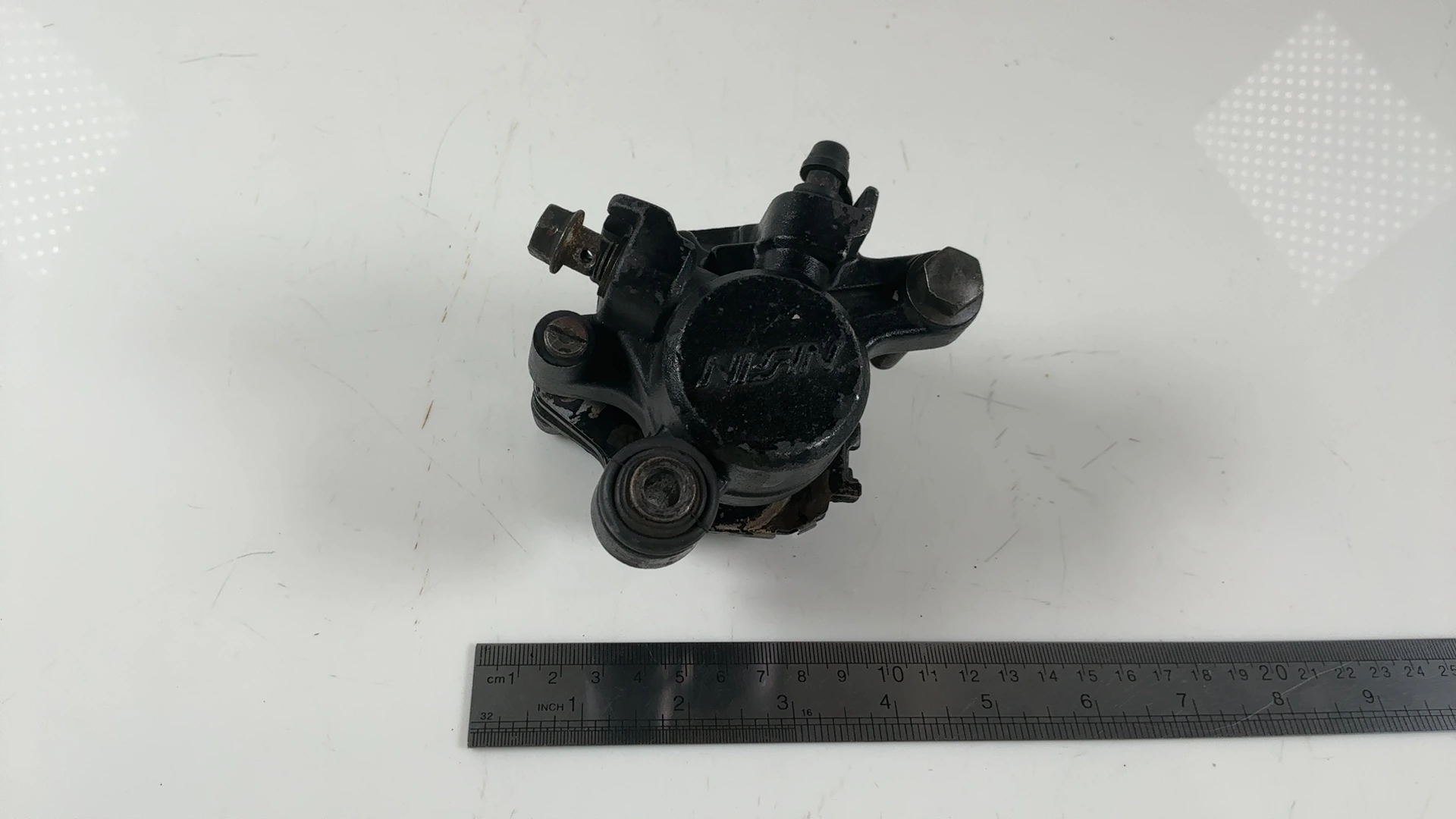 Honda CB400 Super Four NC31 400cc Rear Brake Caliper 1992-1998 OEM 43100-MY9-006 - Image 5